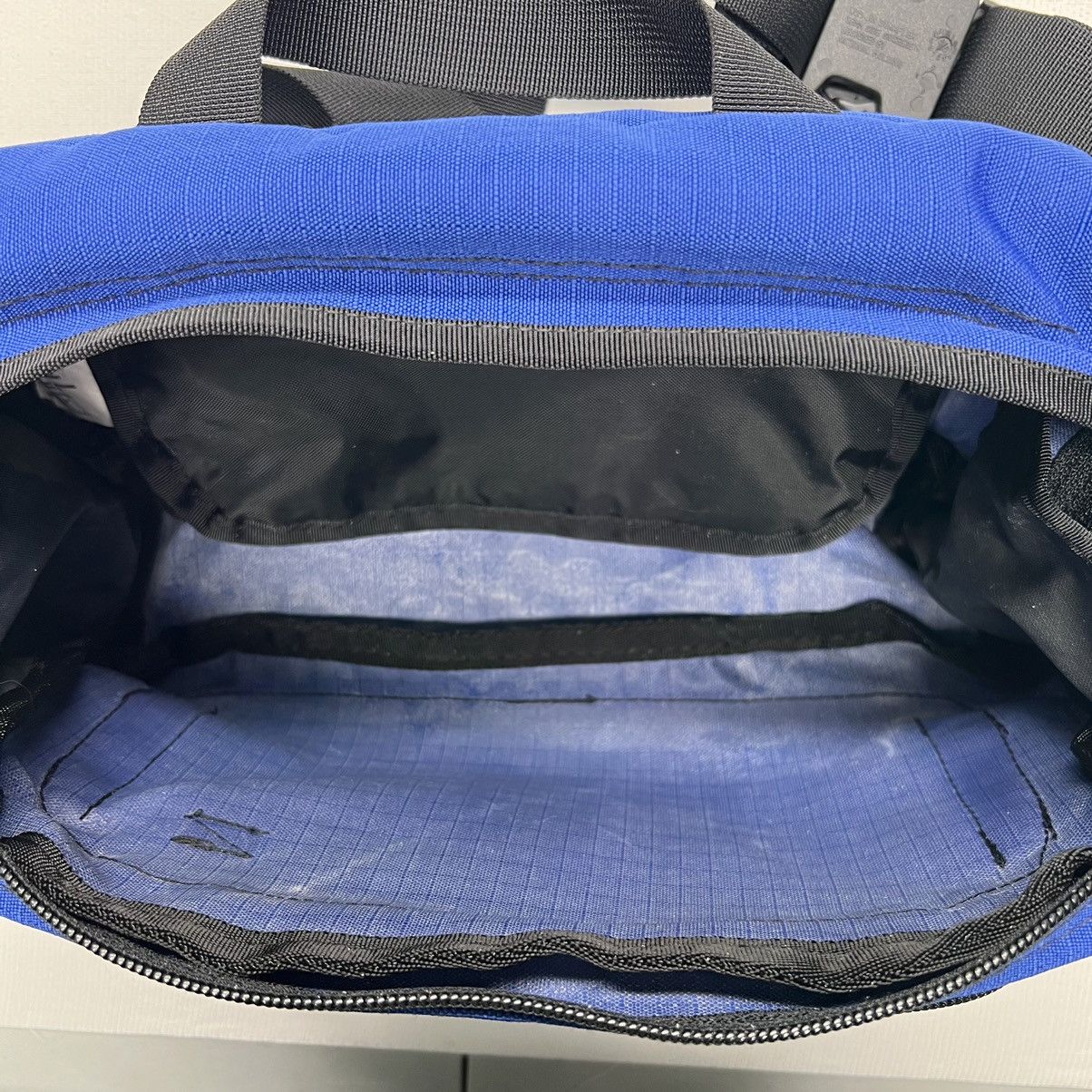 L.L. Bean × Vintage LL Bean Fanny Pack Bag Blue Crossbody Belt Waist Adjustable Size ONE SIZE - 11 Thumbnail