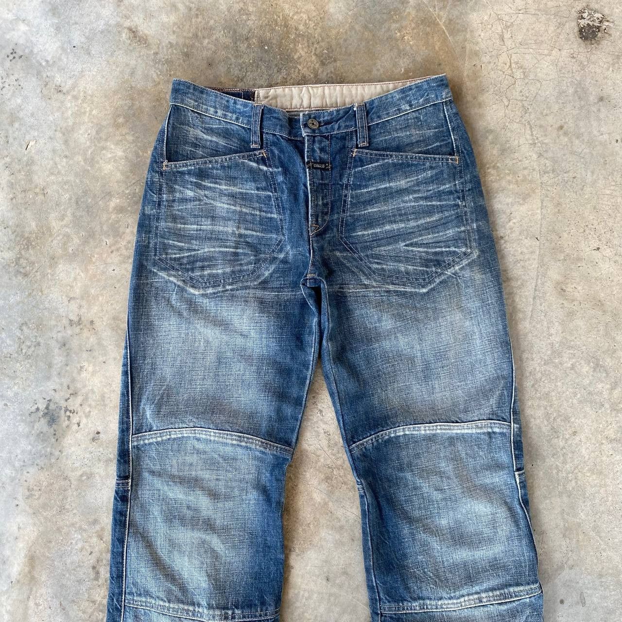 Marithe + Francois Girbaud Archival Marithé François Girbaud Panelled Technical Denim Size US 31 - 5 Thumbnail