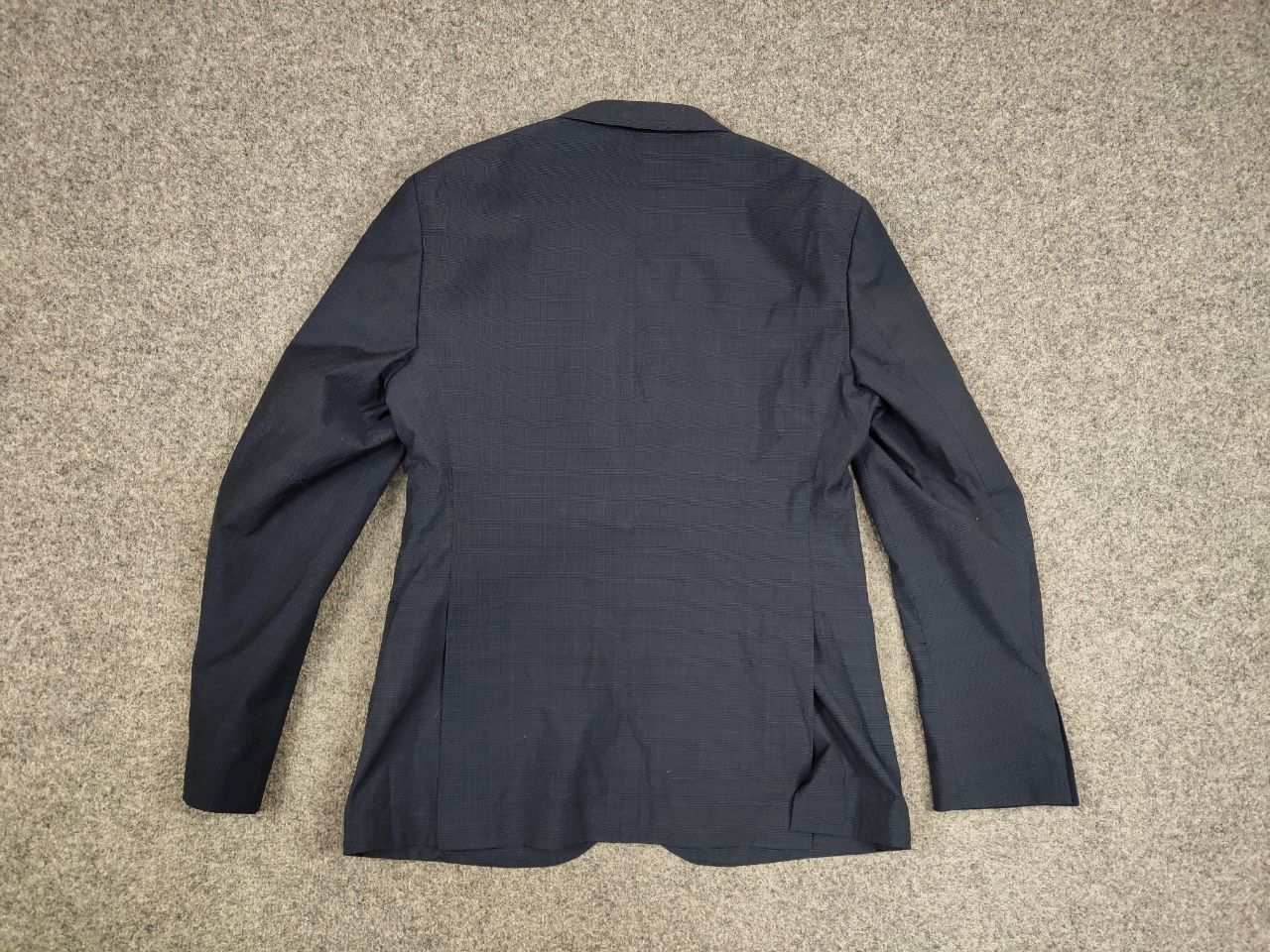 Hardy Amies Hardy Amies Design Wool Cotton Two Button Blazer Jacket Blue Size 48R - 13 Thumbnail