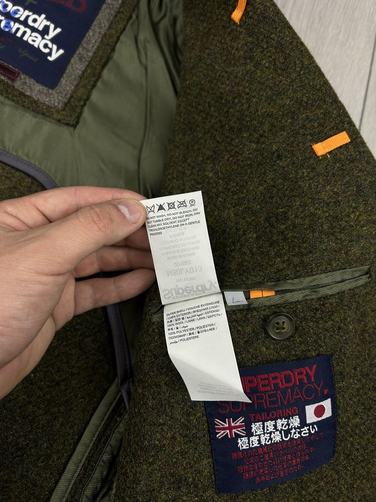 Japanese Brand × Superdry SuperDry x Tough Tweed Blazer size S - M Size 48R - 8 Thumbnail