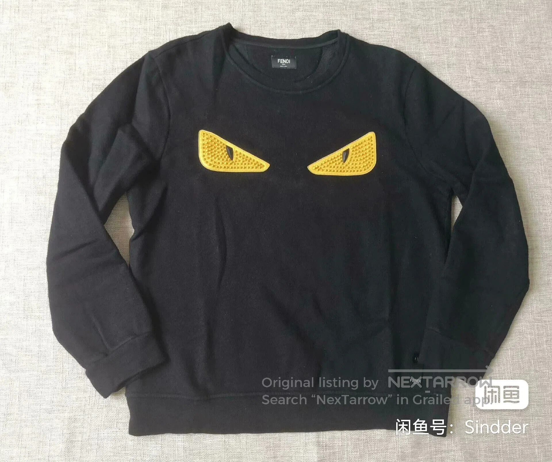 Fendi Fendi Men's Monster Hoodie. Size US M / EU 48-50 / 2 - 1 Thumbnail