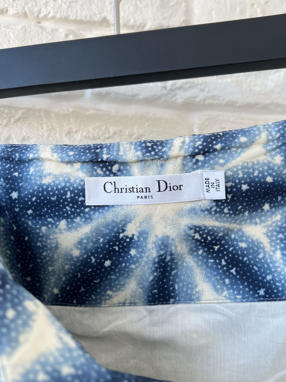 Dior Christian Dior Blue Printed Pleated Skirt Size 28" / US 6 / IT 42 - 4 Thumbnail