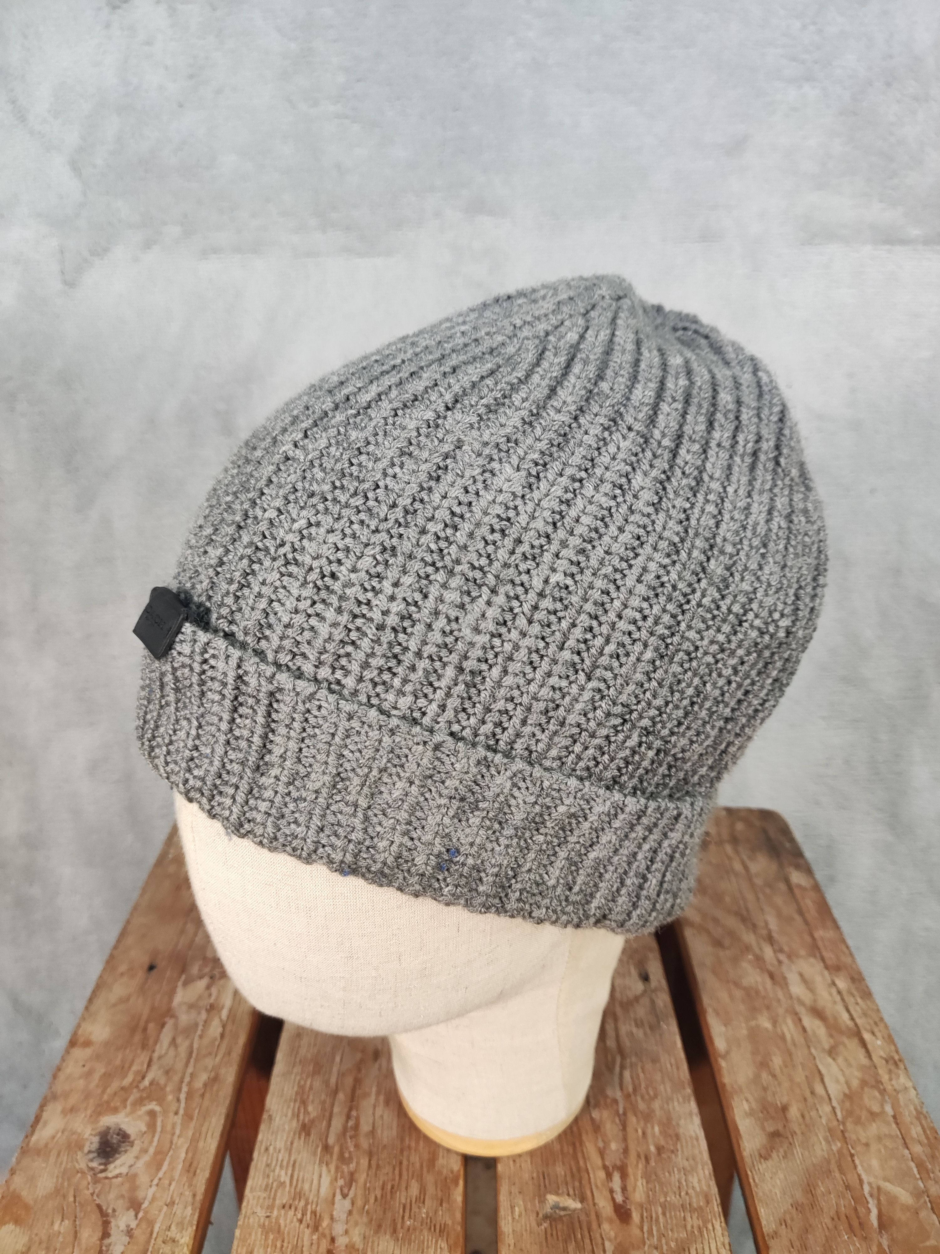 Coach Vintage Coach Plain Gray Wool Beanie Hat Size ONE SIZE - 4 Thumbnail