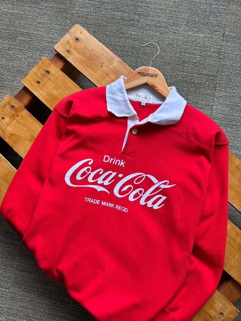 Coca Cola × Japanese Brand × Vintage VINTAGE JAPANESE COCA COLA RUGBY SHIRT Size US S / EU 44-46 / 1 - 2 Thumbnail