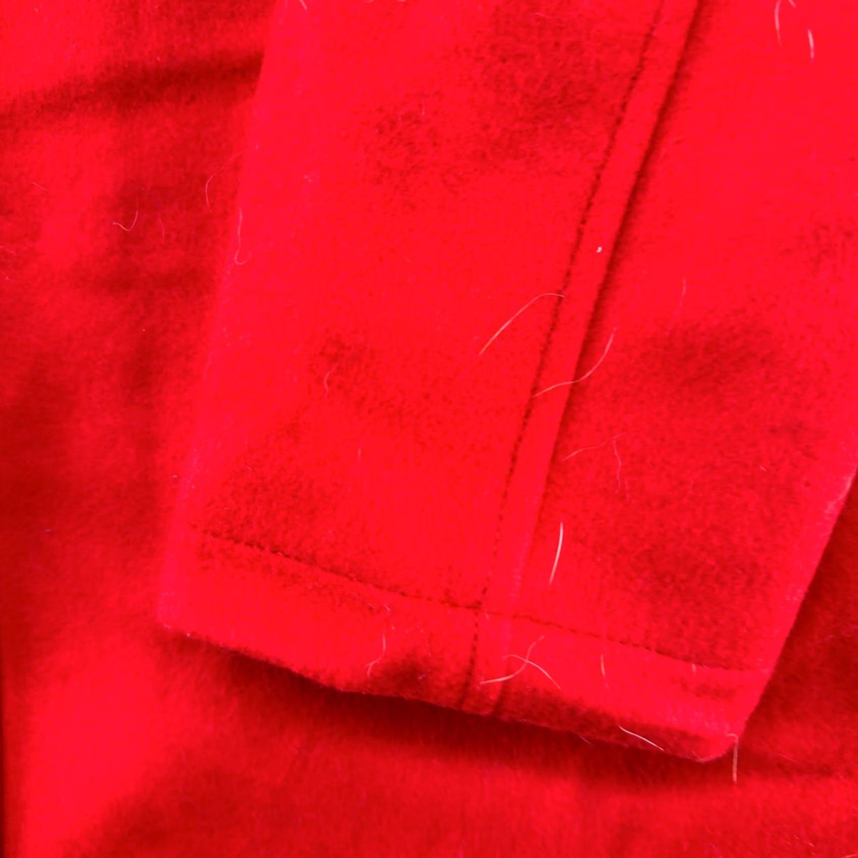 Pendleton Pendleton Jacket Womens M Red Wool Long Overcoat 80s 90s Classic Pockets Wool Full Zip Winter Fall Size M / US 6-8 / IT 42-44 - 6 Thumbnail