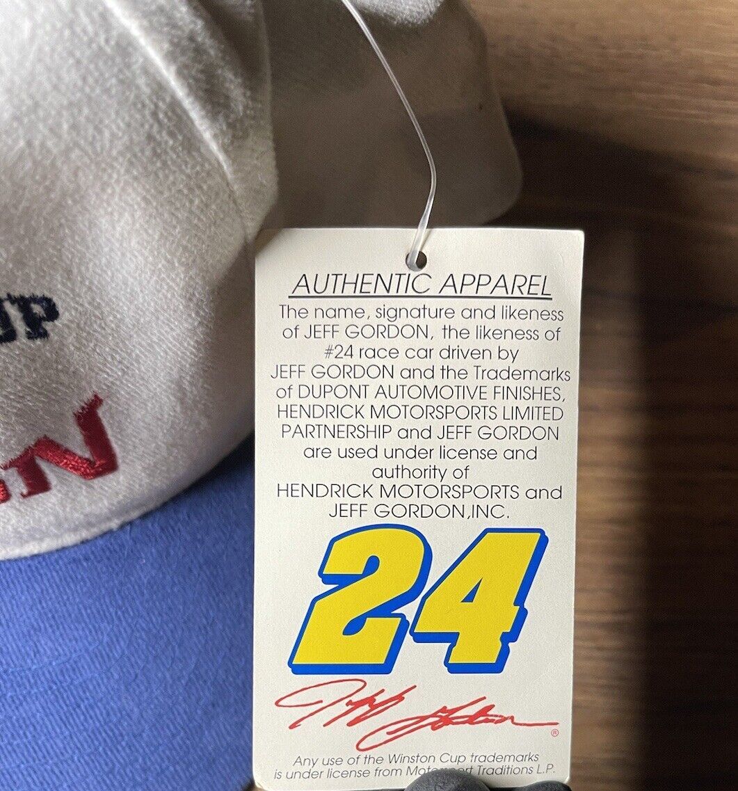 NASCAR NASCAR Jeff Gordon #24 Winston Cup Champion Snapback Size ONE SIZE - 4 Thumbnail
