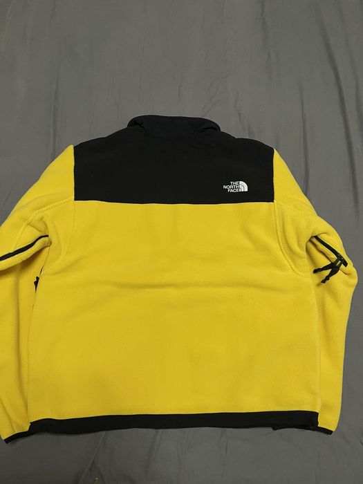Supreme The North Face Arc Logo Denali Fleece Jacket Yellow Men's