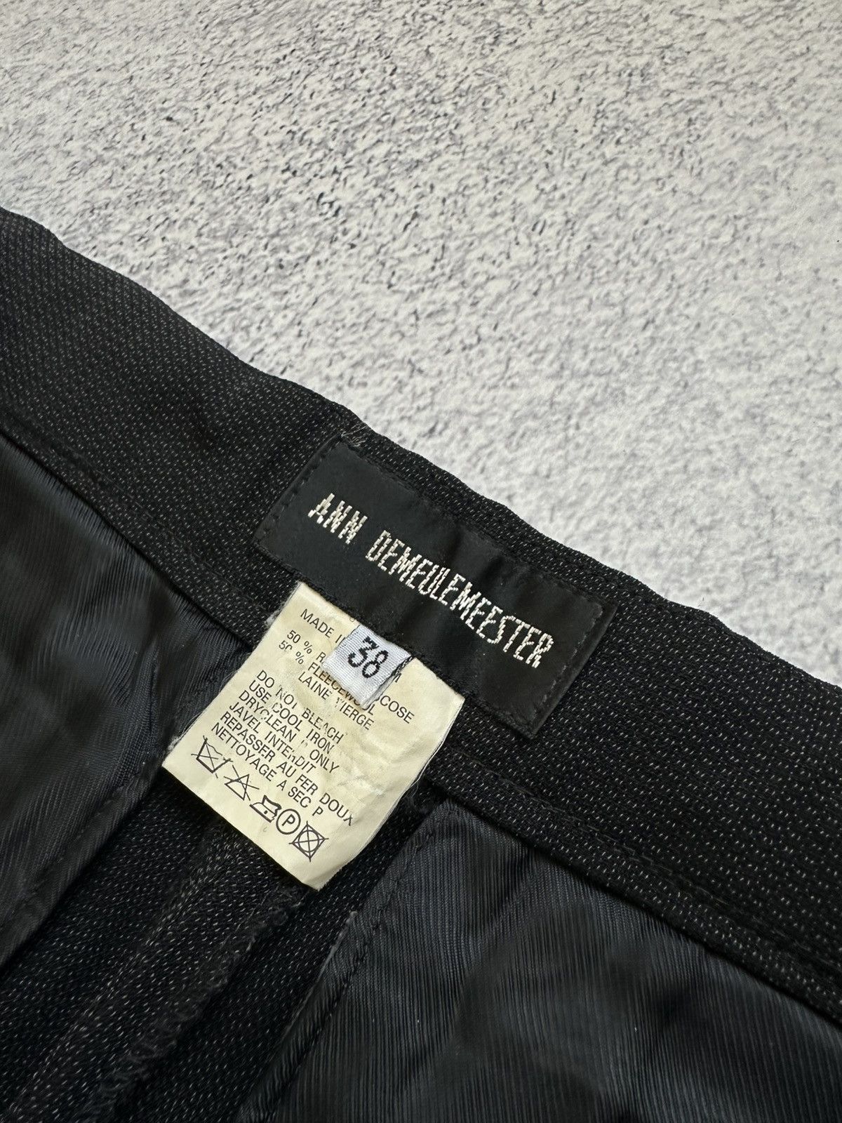 Ann Demeulemeester Ann Demeulemeester Archive Women’s Fluid Wool Pants 38 Size 26" / US 2 / IT 38 - 5 Thumbnail