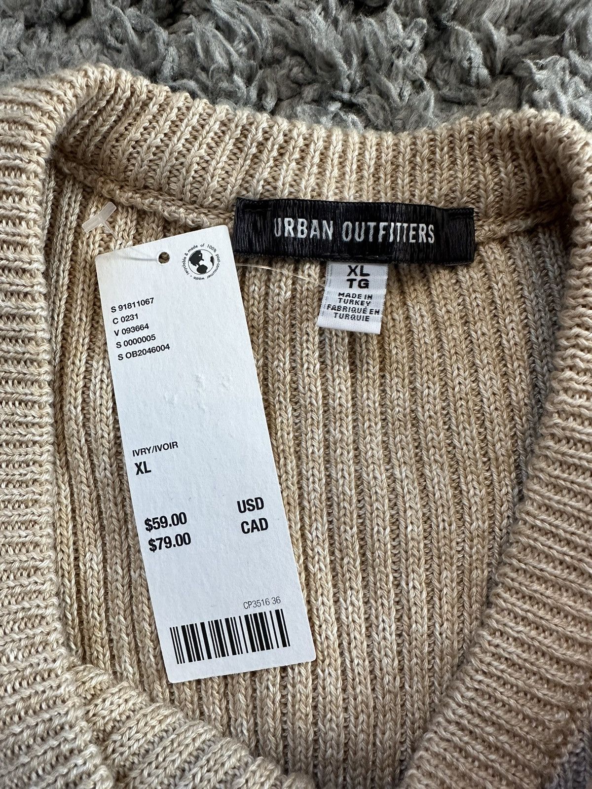 Urban Outfitters Urban Outfitters Knitted Vest Sweater Size US XL / EU 56 / 4 - 5 Thumbnail