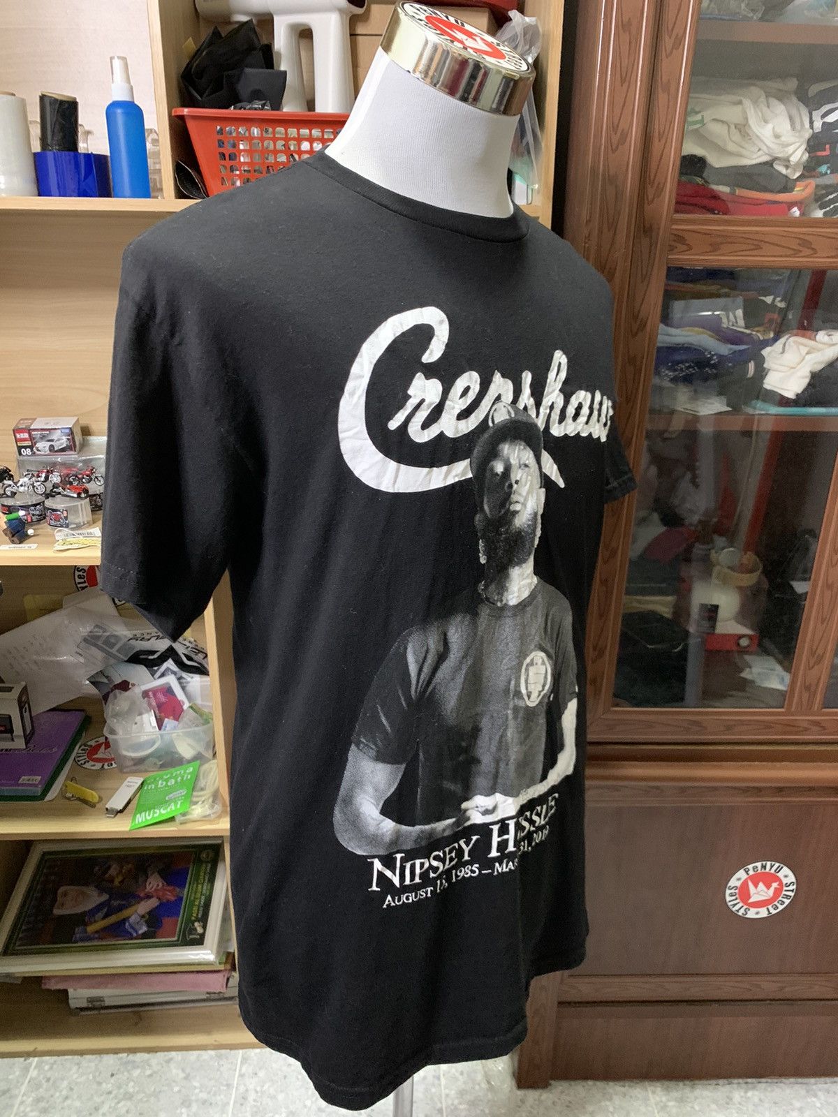 Rap Tees NIPSEY HUSSLE BLACK TEE Size US M / EU 48-50 / 2 - 6 Thumbnail