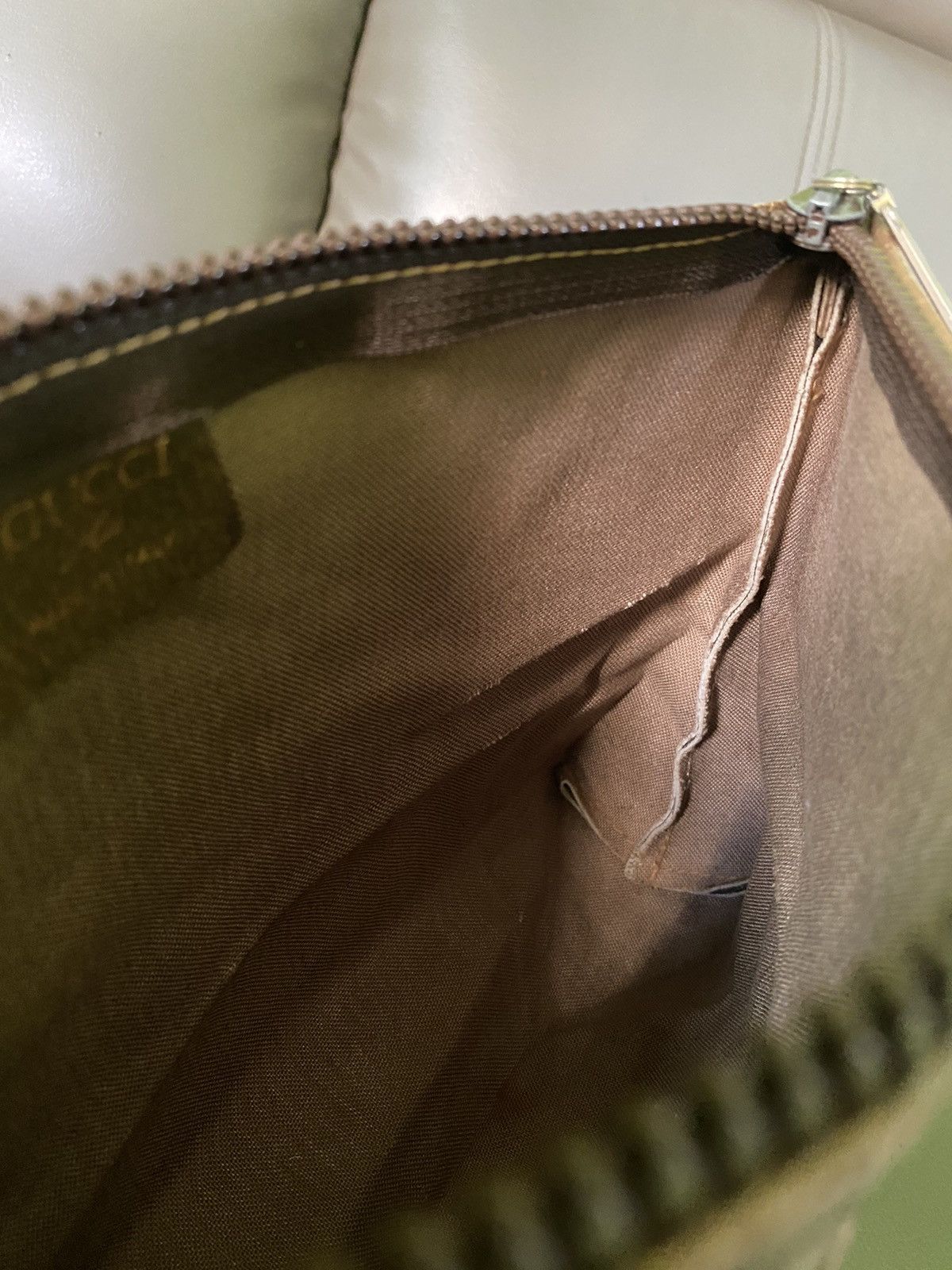 Gucci × Vintage GUCCI Plus Monogram Clutch Bag Size ONE SIZE - 7 Thumbnail