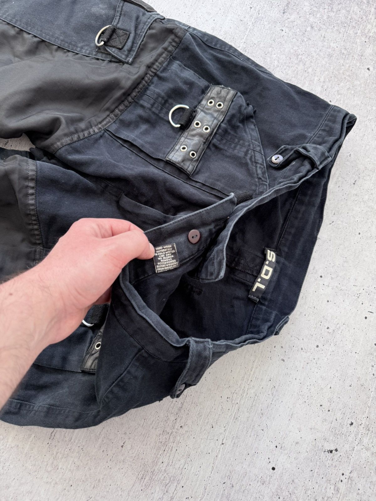 Other Archive S.D.L. Cyber Goth Bondage Pants Vintage Y2K Punk Size US 33 - 11 Thumbnail