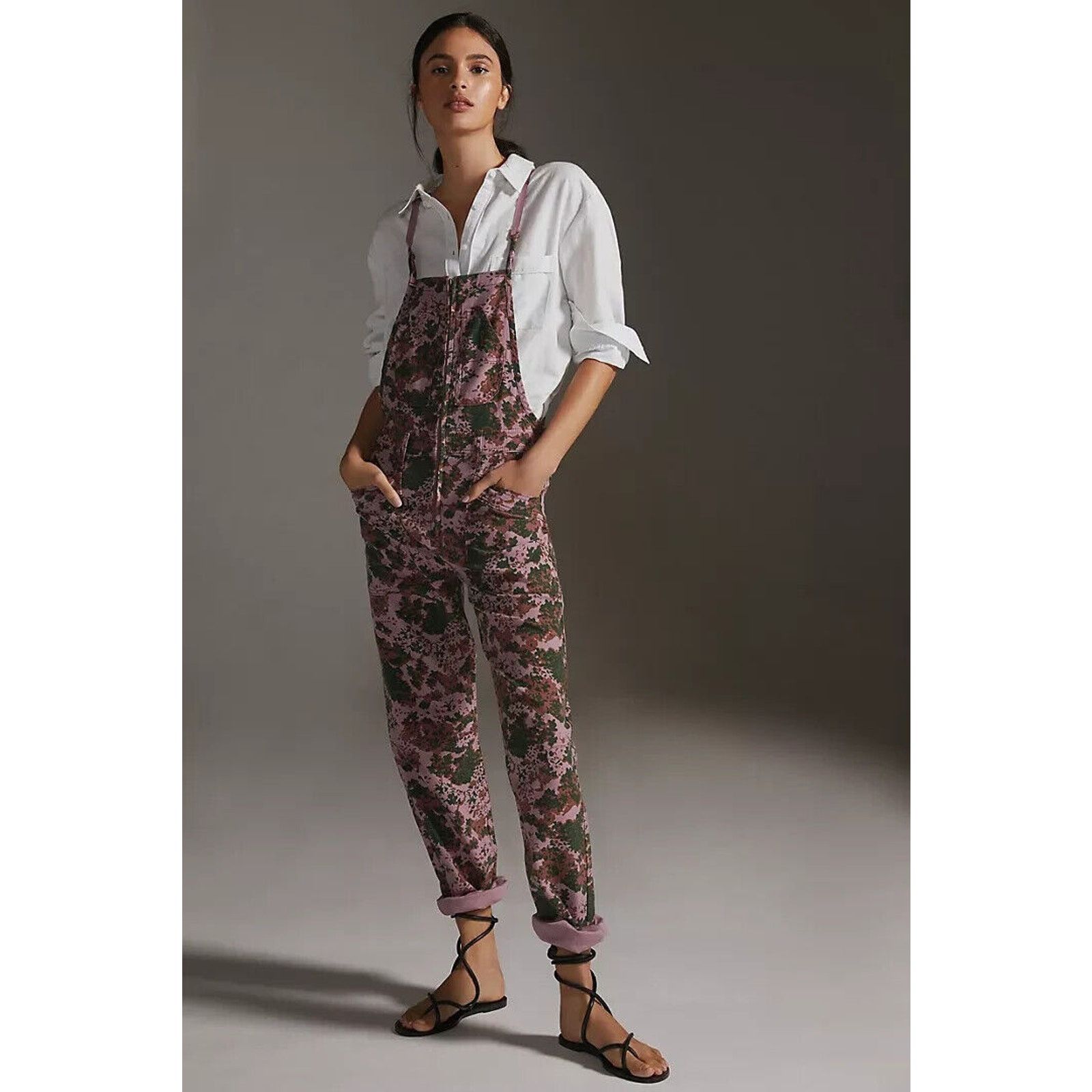 Anthropologie New Anthropologie Pilcro Painters Overalls $180 SZ 25 Mauve Size 25" / US 0 / IT 36 - 1 Thumbnail