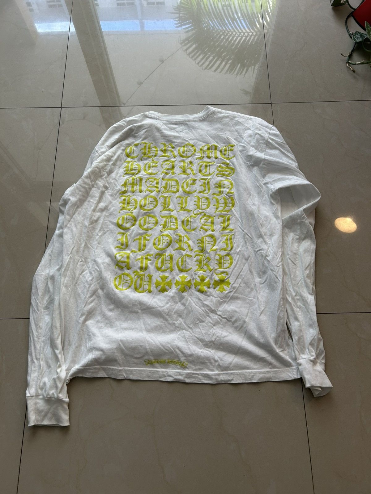 Chrome Hearts Chrome Hearts Hollywood Lime Long Sleeve Size US XL / EU 56 / 4 - 9 Thumbnail