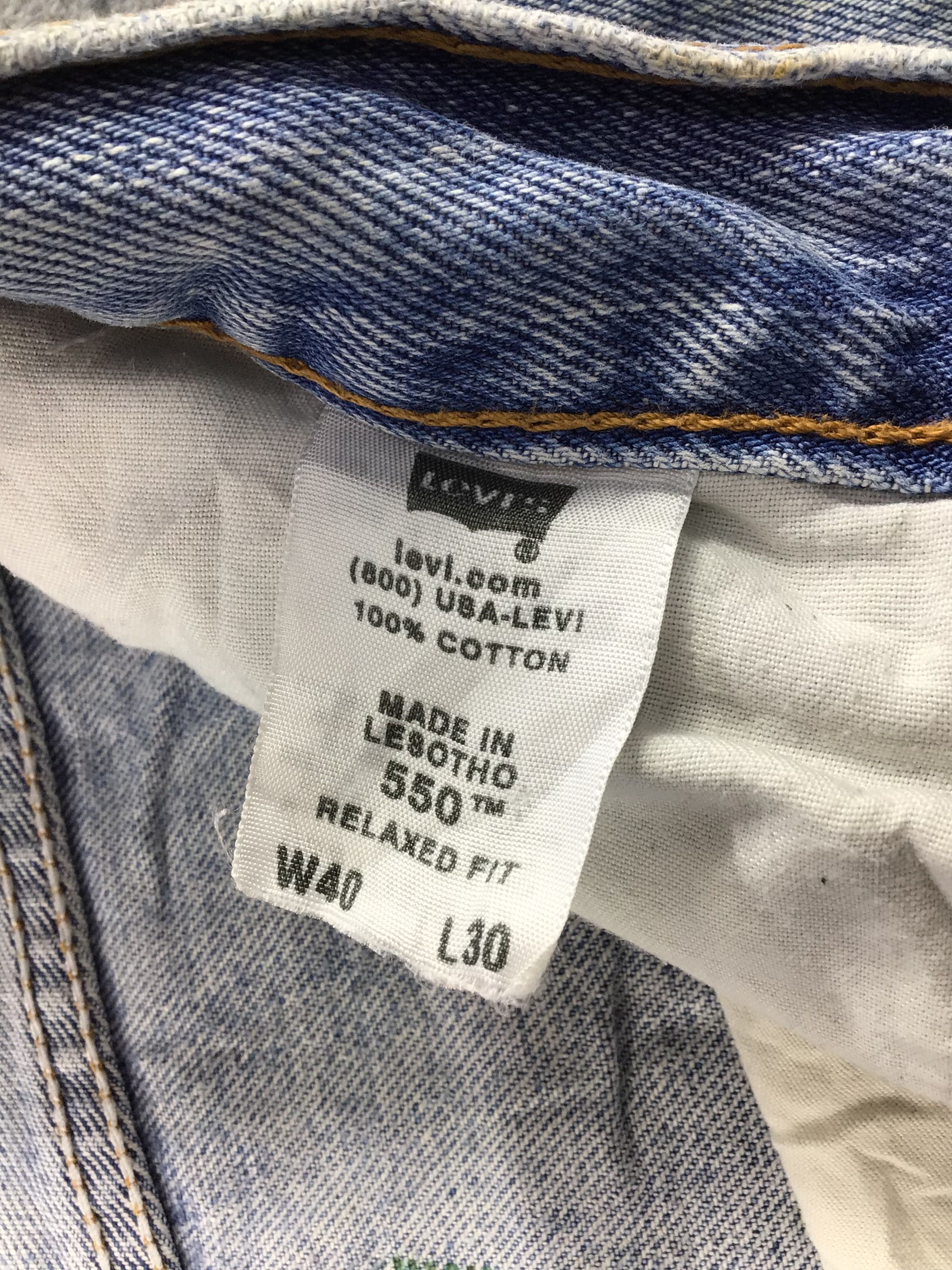 Levi's Vintage Levis Jeans 550-J808 Size US 40 / EU 56 - 11 Thumbnail