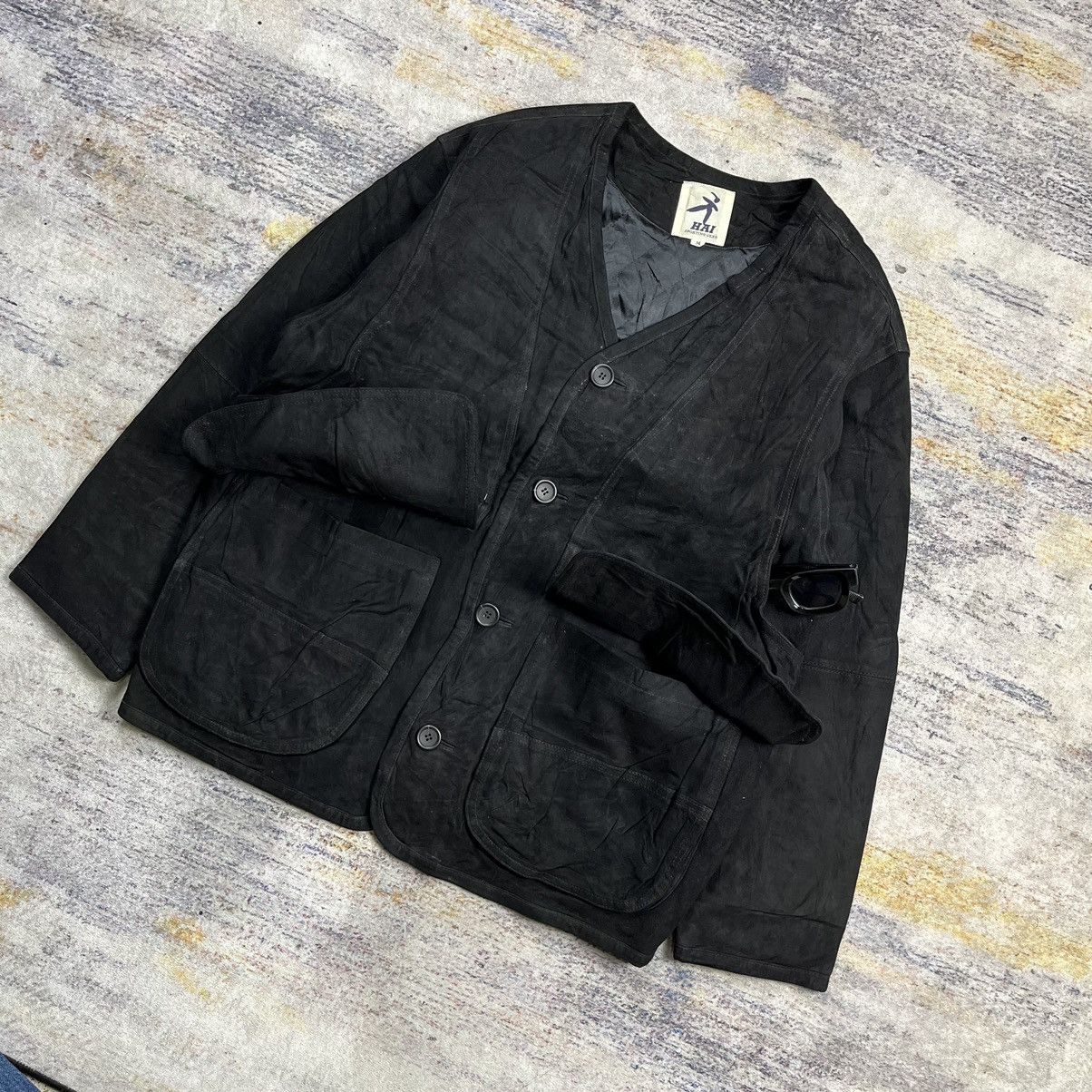 Hai Sporting Gear × Issey Miyake Hai Sporting Gear Issey Miyake suede leather hunting jacket Size US M / EU 48-50 / 2 - 2 Thumbnail