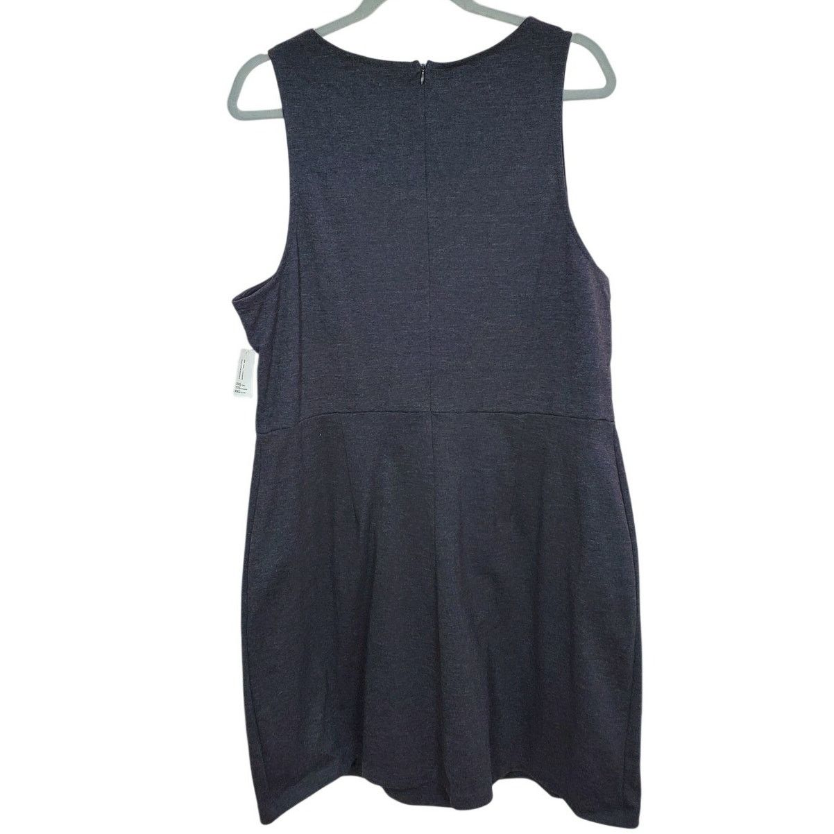 Old Navy Old Navy Dark Gray Sleeveless Zip Back Dress NWT XXL Petite Size XXL / US 16-18 / IT 52-54 - 2 Thumbnail