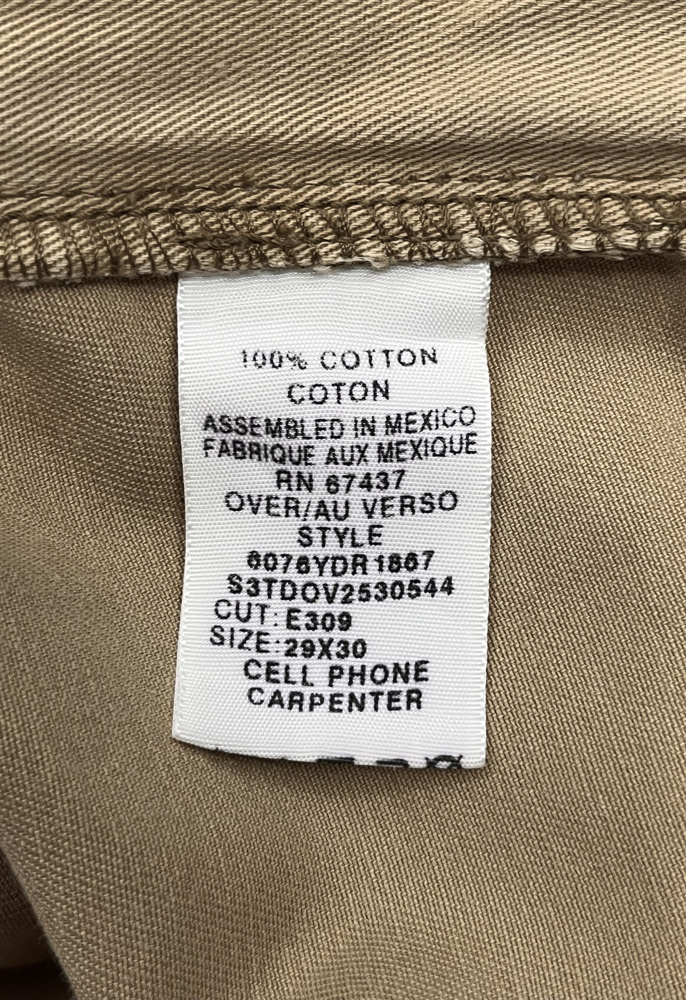 Polo Ralph Lauren 🔥Vintage Y2K RALPH LAUREN Cell Phone Carpenter Baggy Chino Size US 31 - 16 Thumbnail