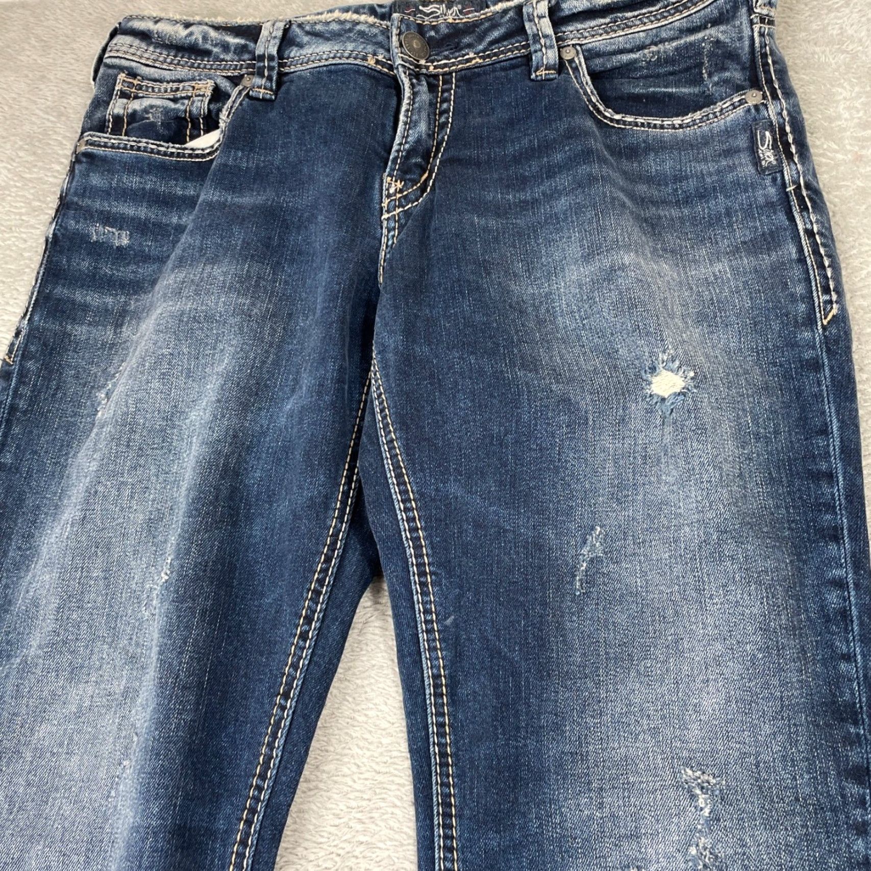 Silver Jeans Co. VINTAGE? No. Size 29" - 4 Thumbnail