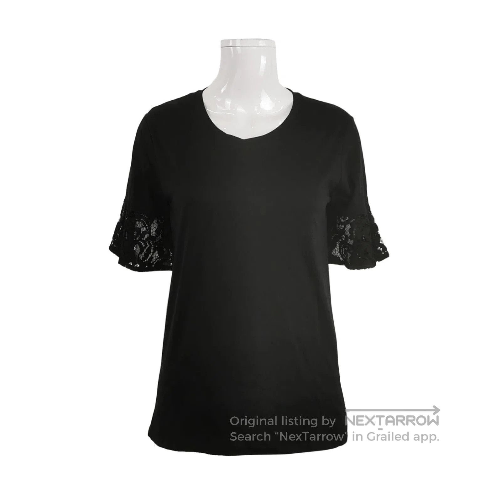 Burberry Burberry Cotton Black Round Neck T. Size US S / EU 44-46 / 1 - 1 Thumbnail
