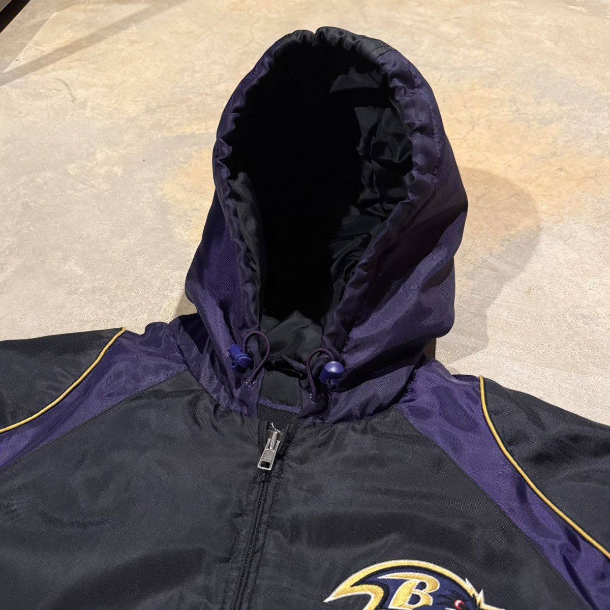 Vintage Vtg 2000s Baltimore Ravens G-III Quilted Stadium Jacket Y2K Size US XL / EU 56 / 4 - 4 Thumbnail