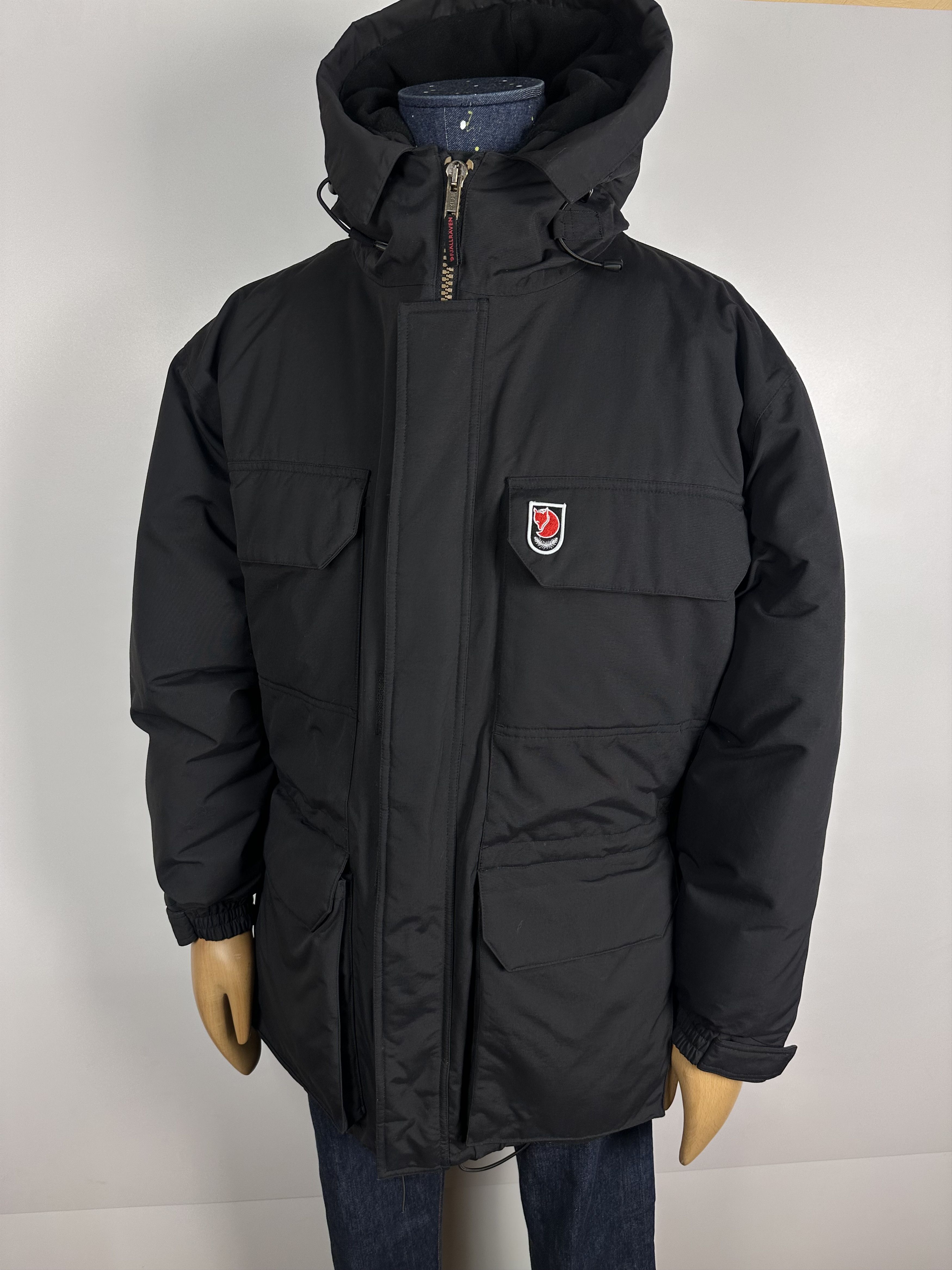 Fjallraven Outdoor Life Vintage FJALLRAVEN POLAR Hooded Down Parka Vintage Black Mens Size M Grailed