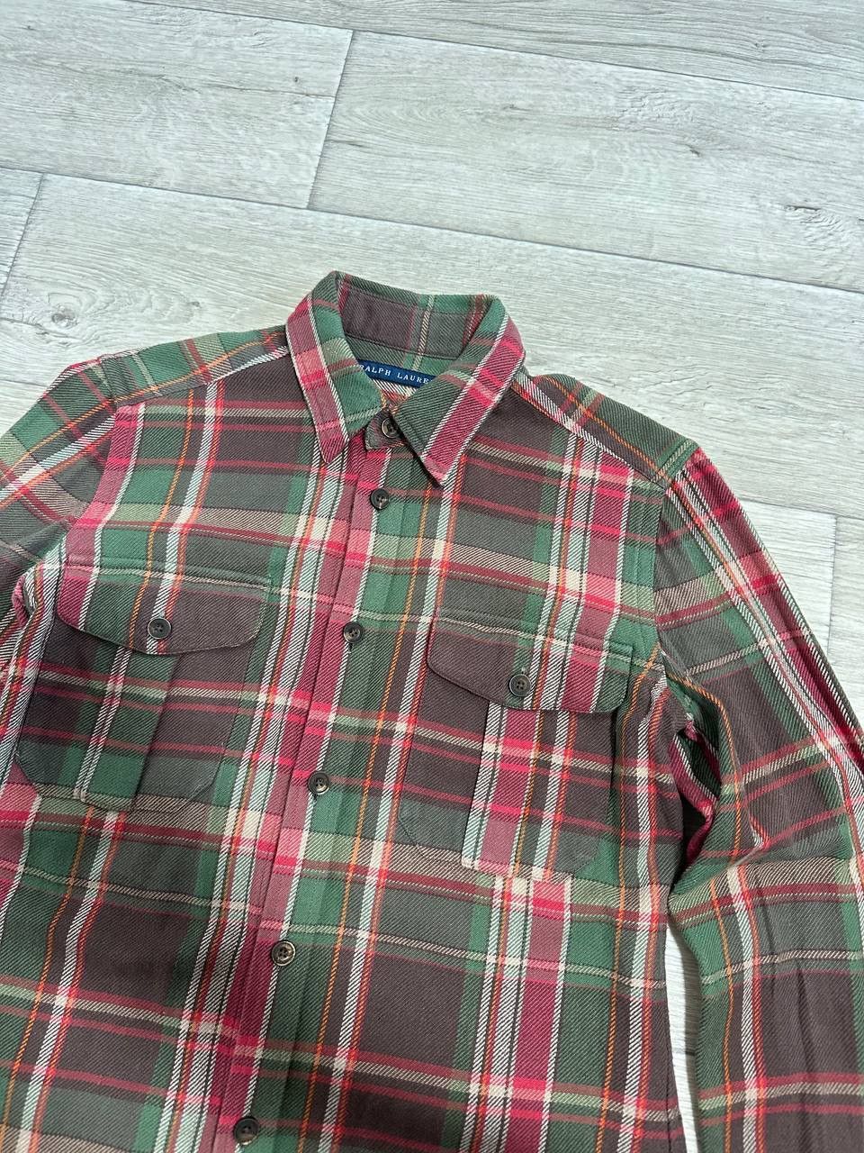Polo Ralph Lauren Ralph Lauren Flannel Plaid Shirt Tartan Corduroy Elbow 8 Size US XS / EU 42 / 0 - 4 Thumbnail