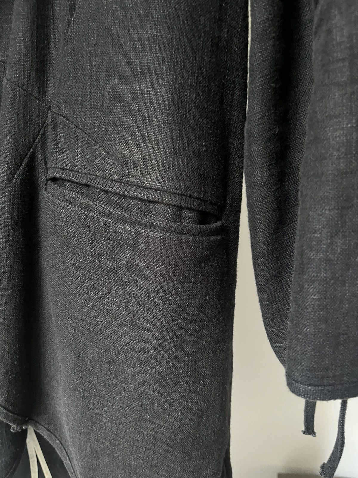 Aleksandr Manamis Aleksandr Manamis Long Linen Avant-Garde Coat Size US M / EU 48-50 / 2 - 16 Thumbnail