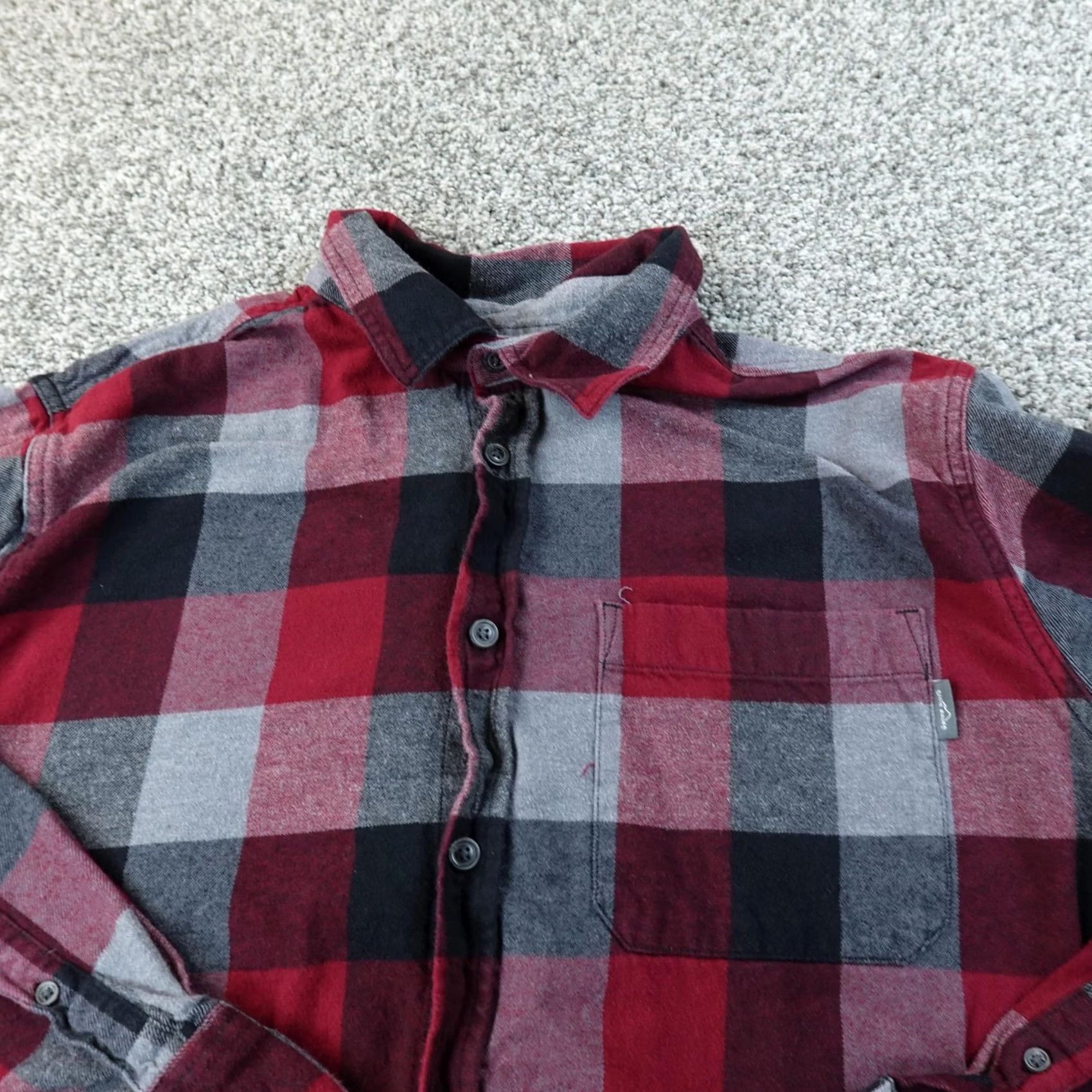 Eddie Bauer Eddie Bauer Shirt Mens 2XL Red Plaid Flannel Button-Up Long Sleeve Casual Outdoor Size US XXL / EU 58 / 5 - 3 Thumbnail