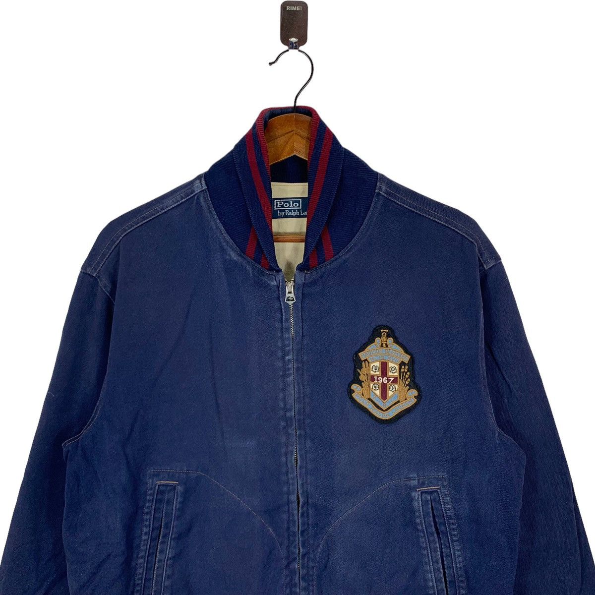 Polo Ralph Lauren × RRL Ralph Lauren × Ralph Lauren VINTAGE 90S POLO RALPH LAUREN BOMBER ZIPPER JACKET Size US L / EU 52-54 / 3 - 4 Thumbnail