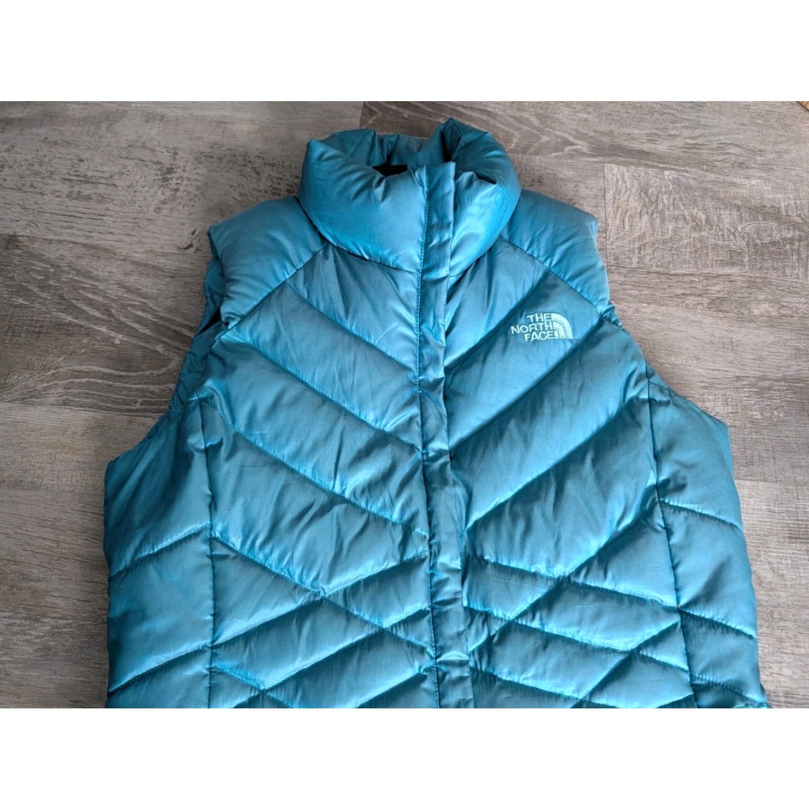 The North Face The North Face Aconcagua Full Zip 550 Down Puffer Vest Jacket Coat Women S Blue Size S / US 4 / IT 40 - 4 Thumbnail