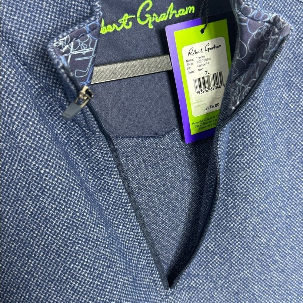 Robert Graham Robert Graham Treviso Vest Navy Blue Men’s XL Size US XL / EU 56 / 4 - 4 Thumbnail