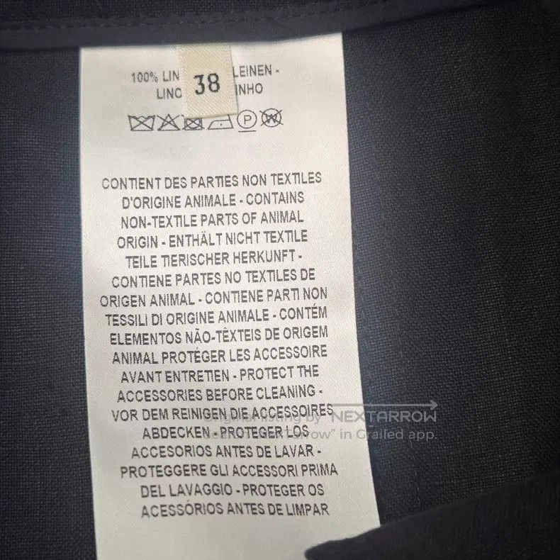 Hermes Hermes Black Linen Skirt Size 25" / US 0 / IT 36 - 6 Thumbnail