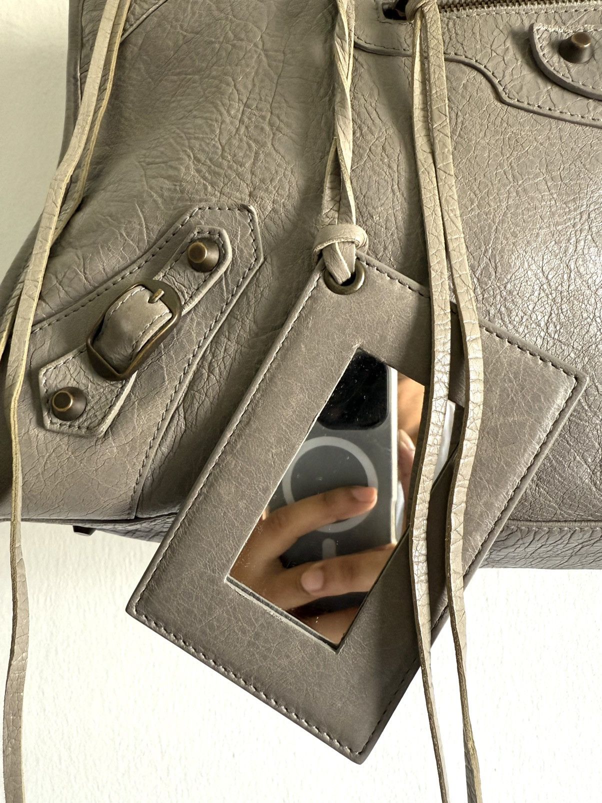 Balenciaga 2000s Balenciaga Work Bag lambskin leather Size ONE SIZE - 6 Thumbnail