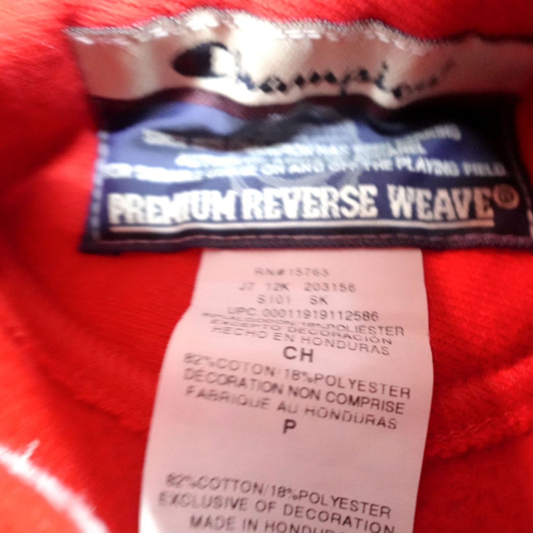 Champion VINTAGE Champion Reverse Weave Hoodie Small Red Centennial Eagles Mens Pullover Knit Sweatshirt Size US S / EU 44-46 / 1 - 3 Thumbnail