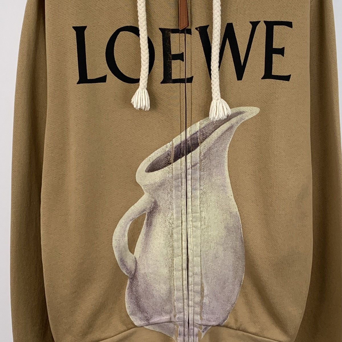 Loewe Loewe Brown Lettered Water Bottle Print Cotton Zipper Jacket Size M / US 6-8 / IT 42-44 - 3 Thumbnail