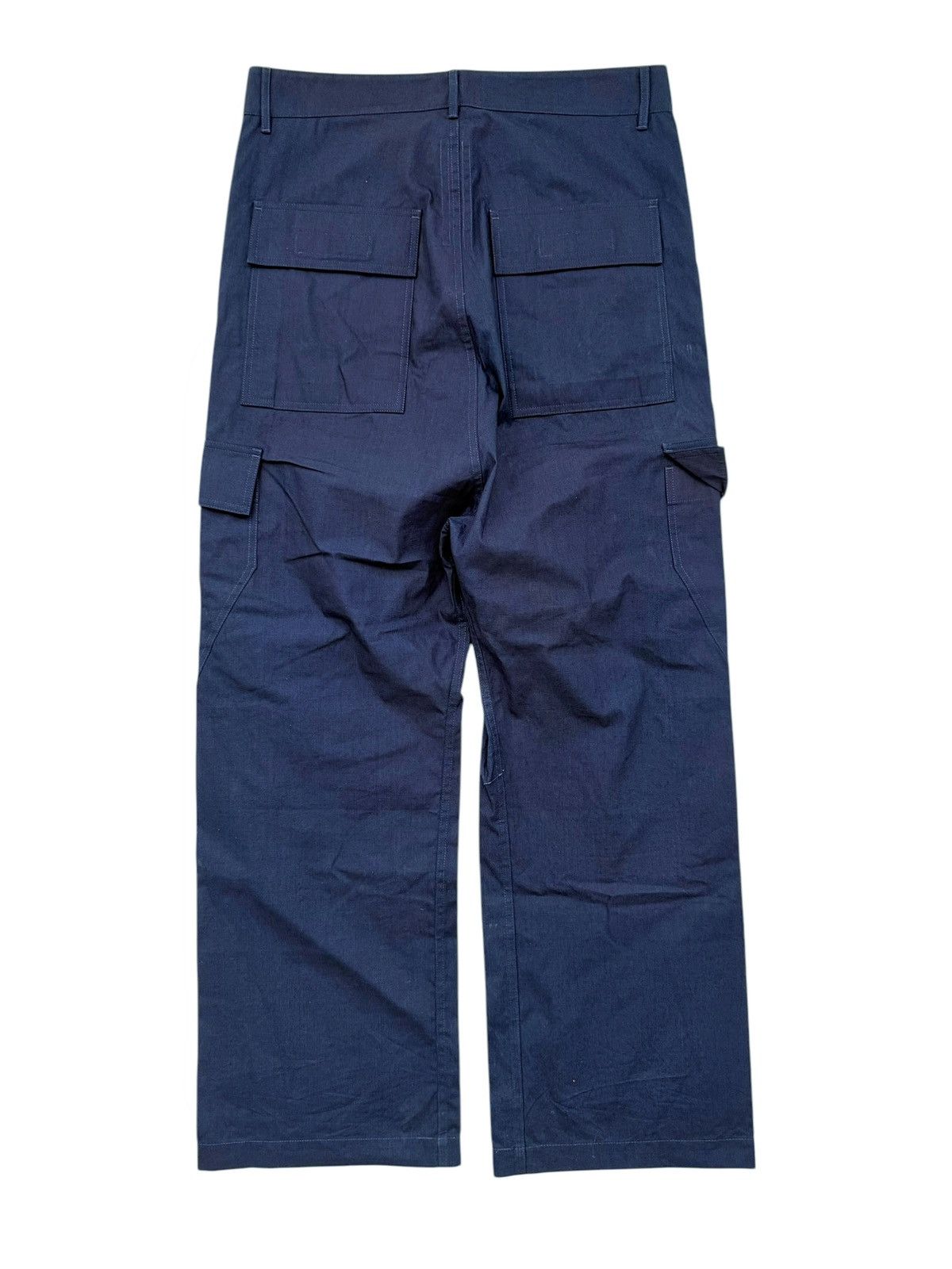 Rick Owens Indigo Baggy Carpenter Trouser Pant Size US 34 / EU 50 - 2 Thumbnail