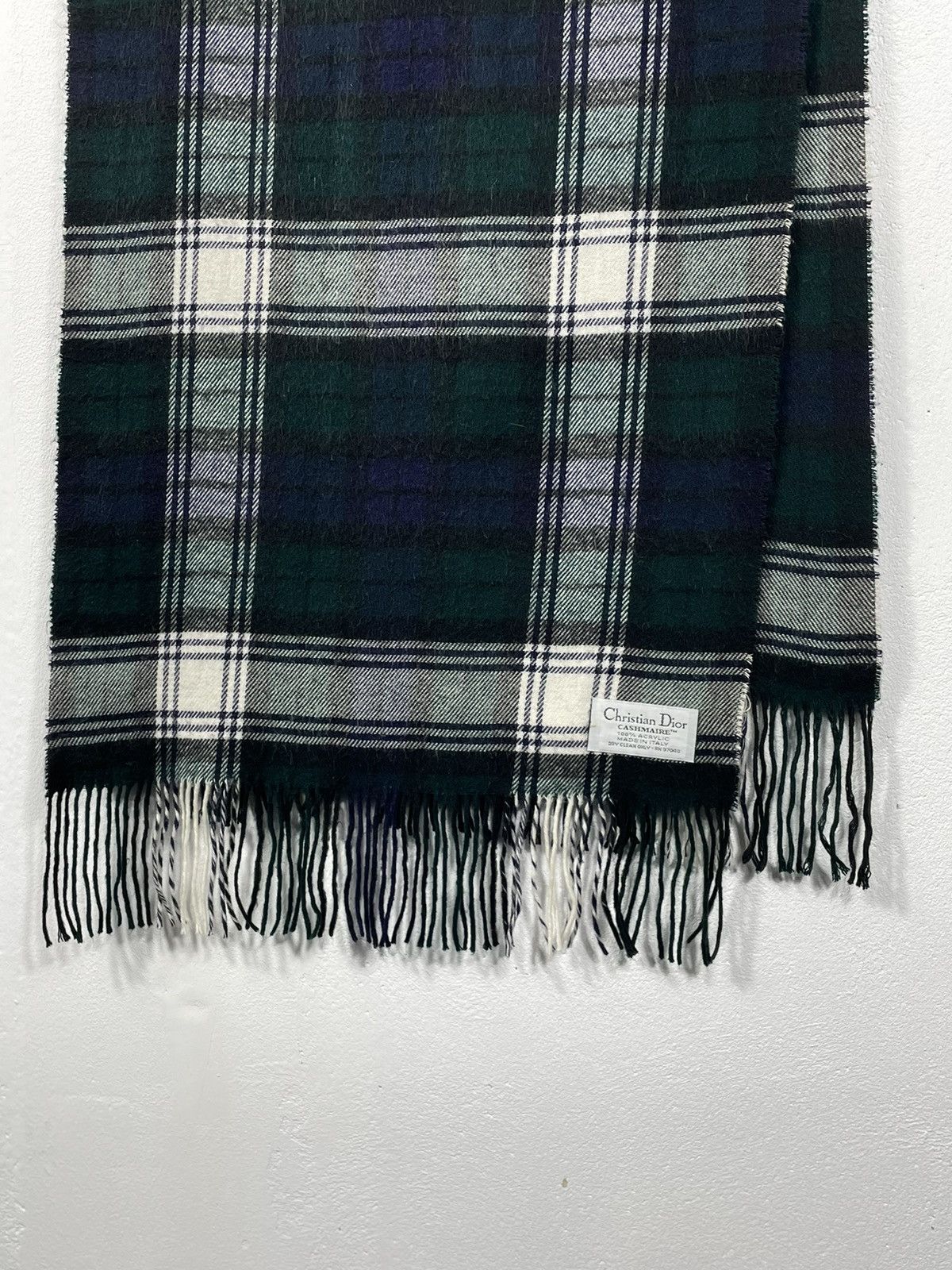 Christian Dior Monsieur × Dior × Vintage Christian Dior Retro 90s Scarf Old Money Luxury Designer Size ONE SIZE - 4 Thumbnail