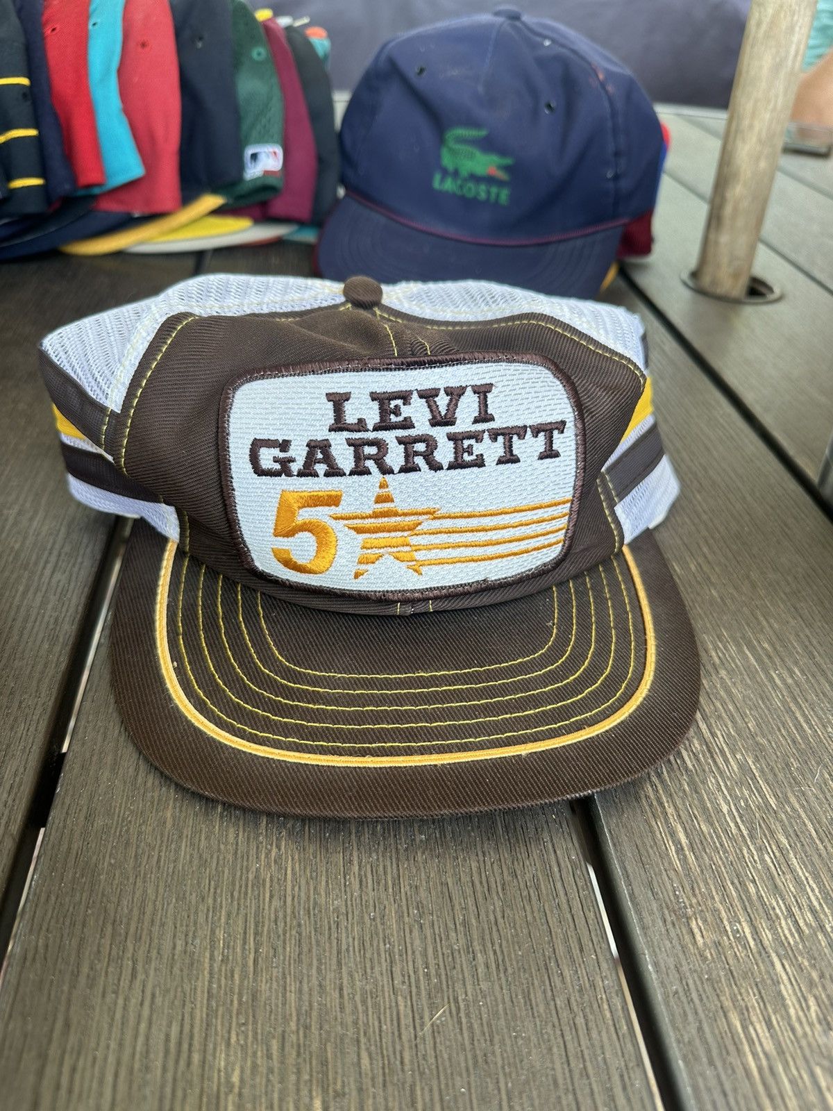 Vintage 80s vintage Levi Garrett 5 Star Hat Size ONE SIZE - 1 Thumbnail