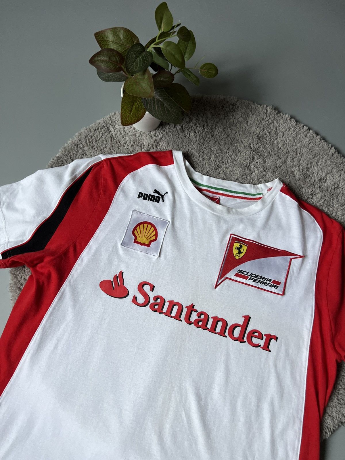 Ferrari × Puma Puma Santander Ferrari Polo Shirt Jersey Tee Racing Size US XL / EU 56 / 4 - 2 Thumbnail