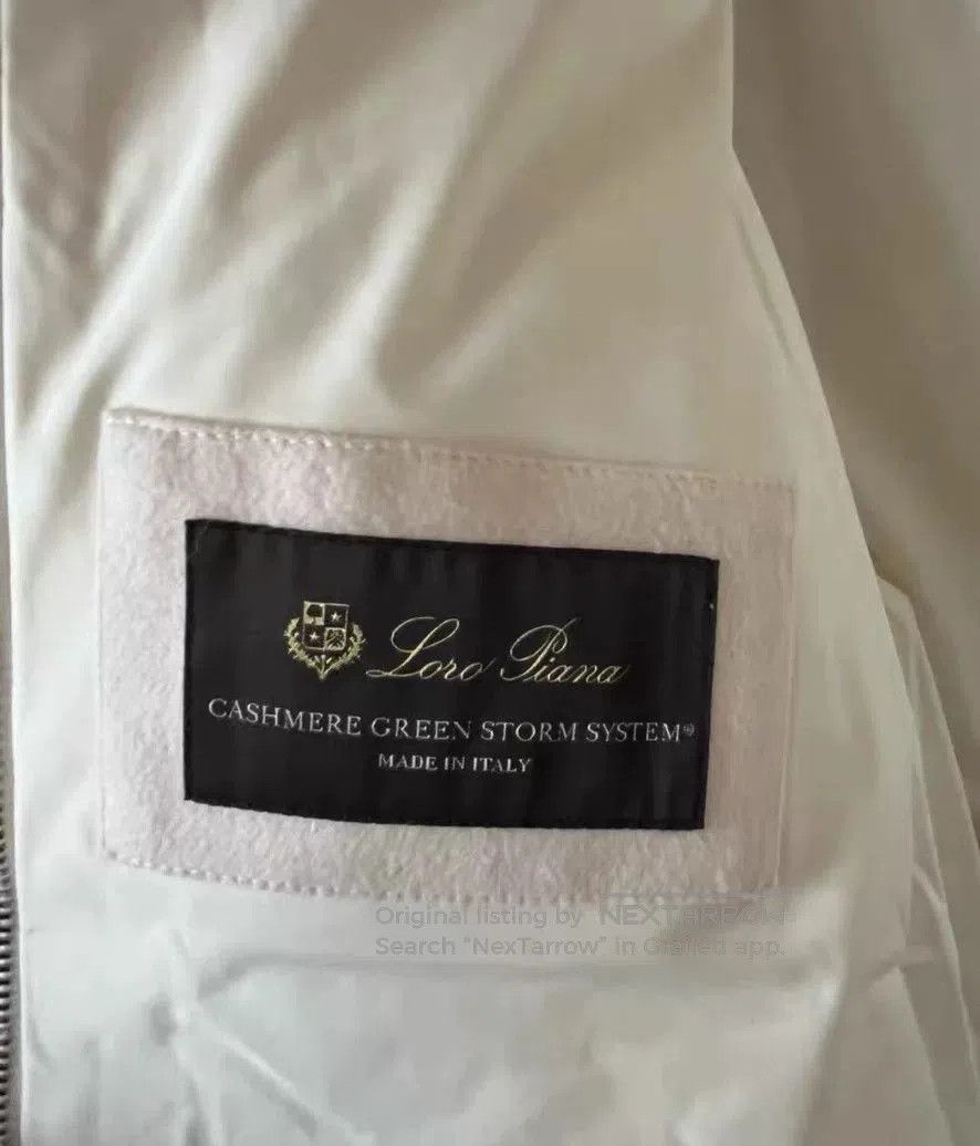 Loro Piana Loro Piana White Cashmere Down Coat. Size US M / EU 48-50 / 2 - 5 Thumbnail