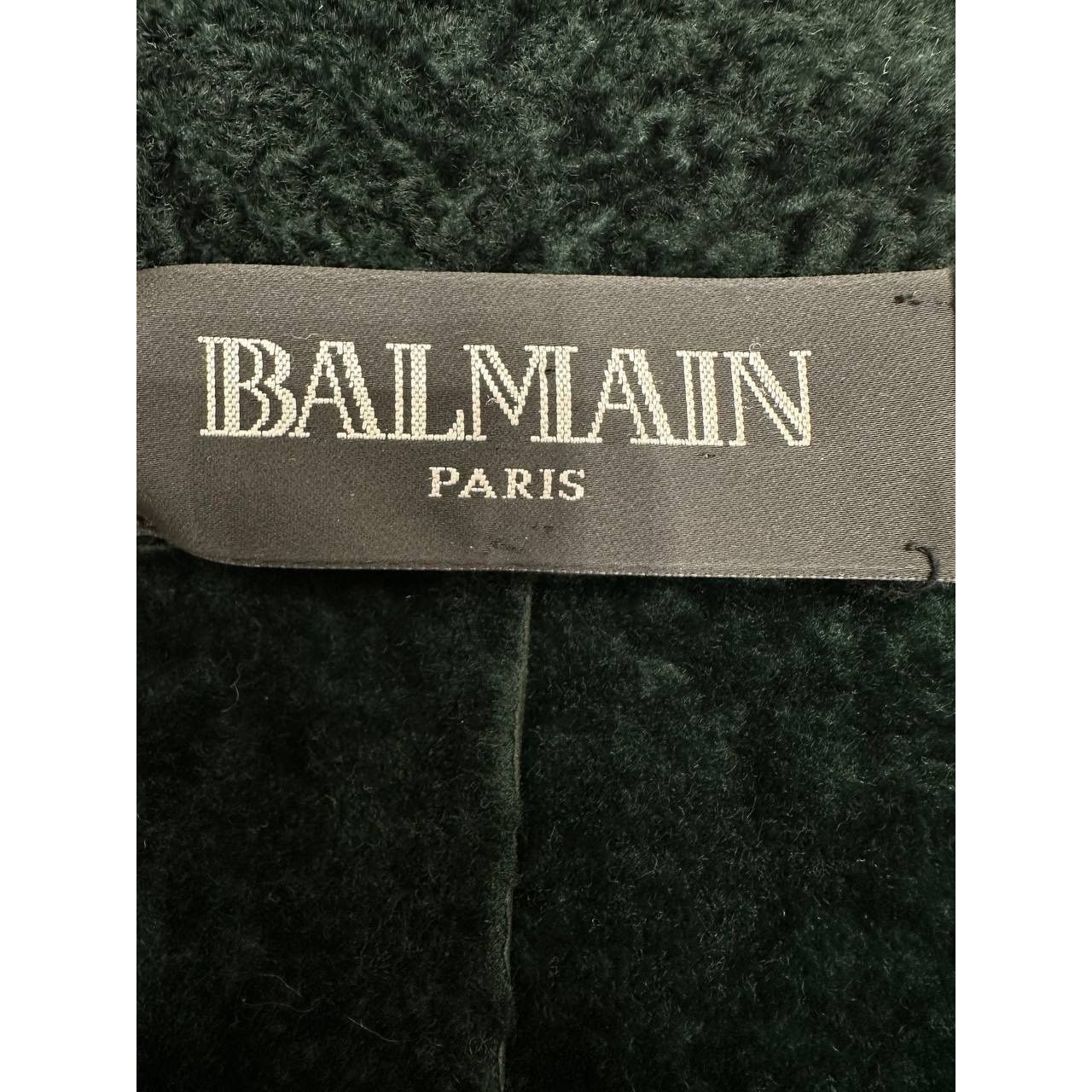 Balmain Balmain Green Shearling Biker Jacket - Size 38 Size S / US 4 / IT 40 - 8 Thumbnail