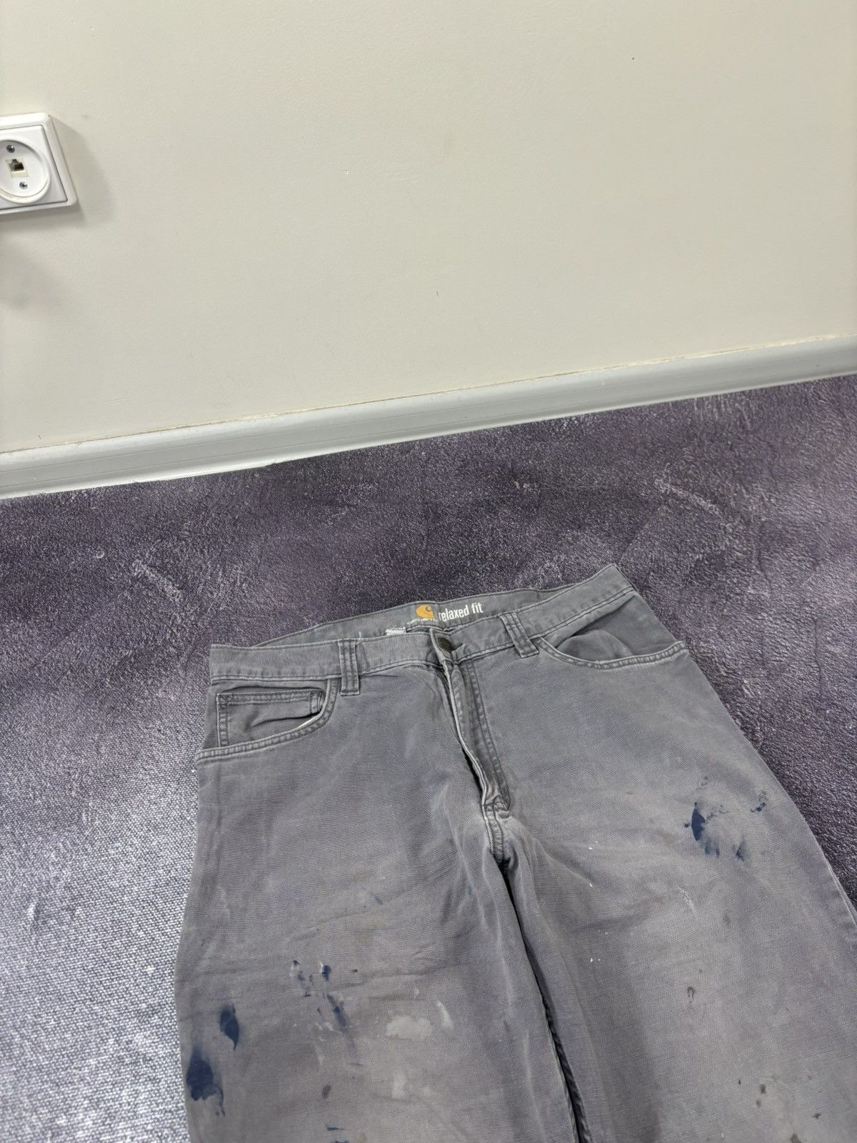 Carhartt Vintage Carhartt American Gray Y2K Work Hype Pants Jeans Size US 34 / EU 50 - 12 Thumbnail