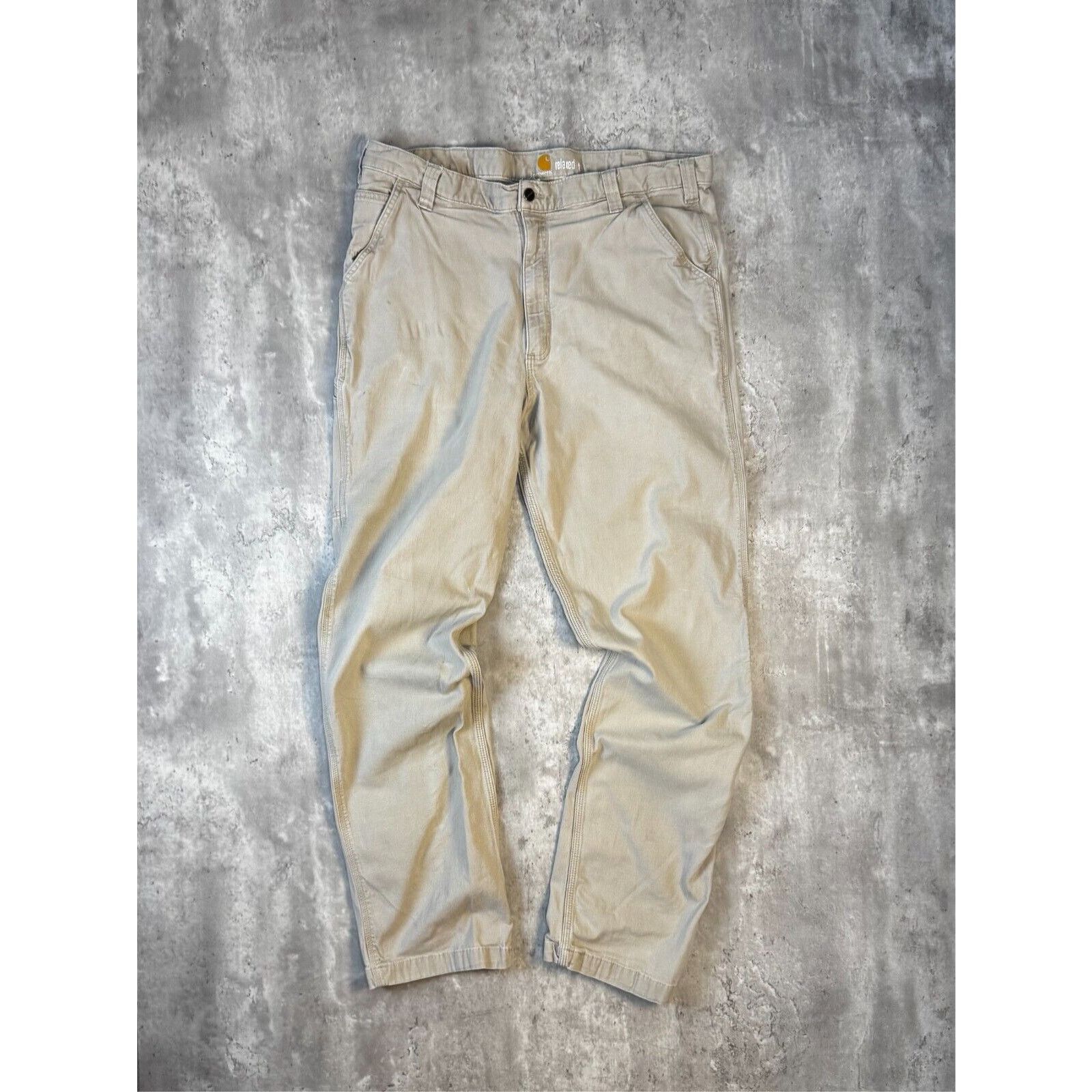 Carhartt Carhartt Relaxed Fit Canvas Workwear Five Pocket Pants Sz 38 Size US 38 / EU 54 - 1 Thumbnail