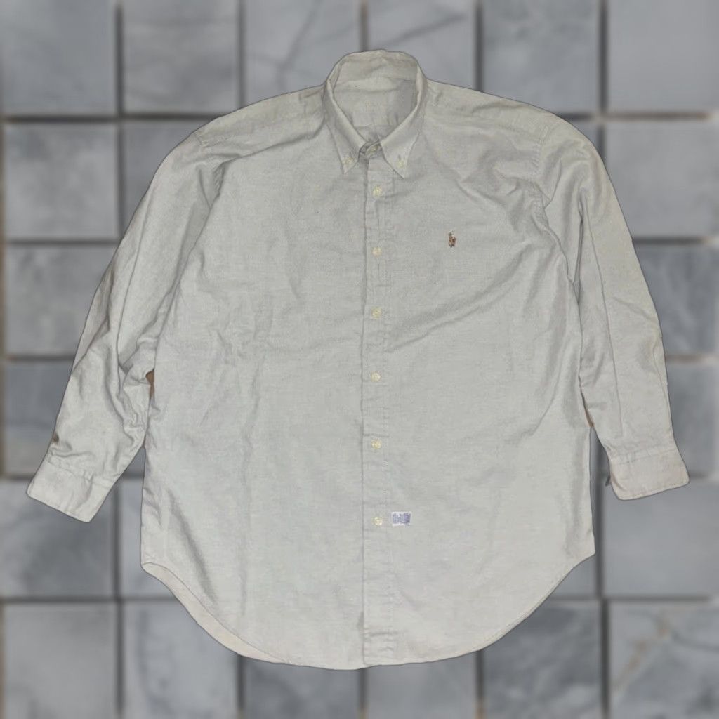 Ralph Lauren Ralph Lauren Shirt Blue Oxford Button-Down Classic Fit L Cotton Pony Logo Mens Size US L / EU 52-54 / 3 - 1 Thumbnail