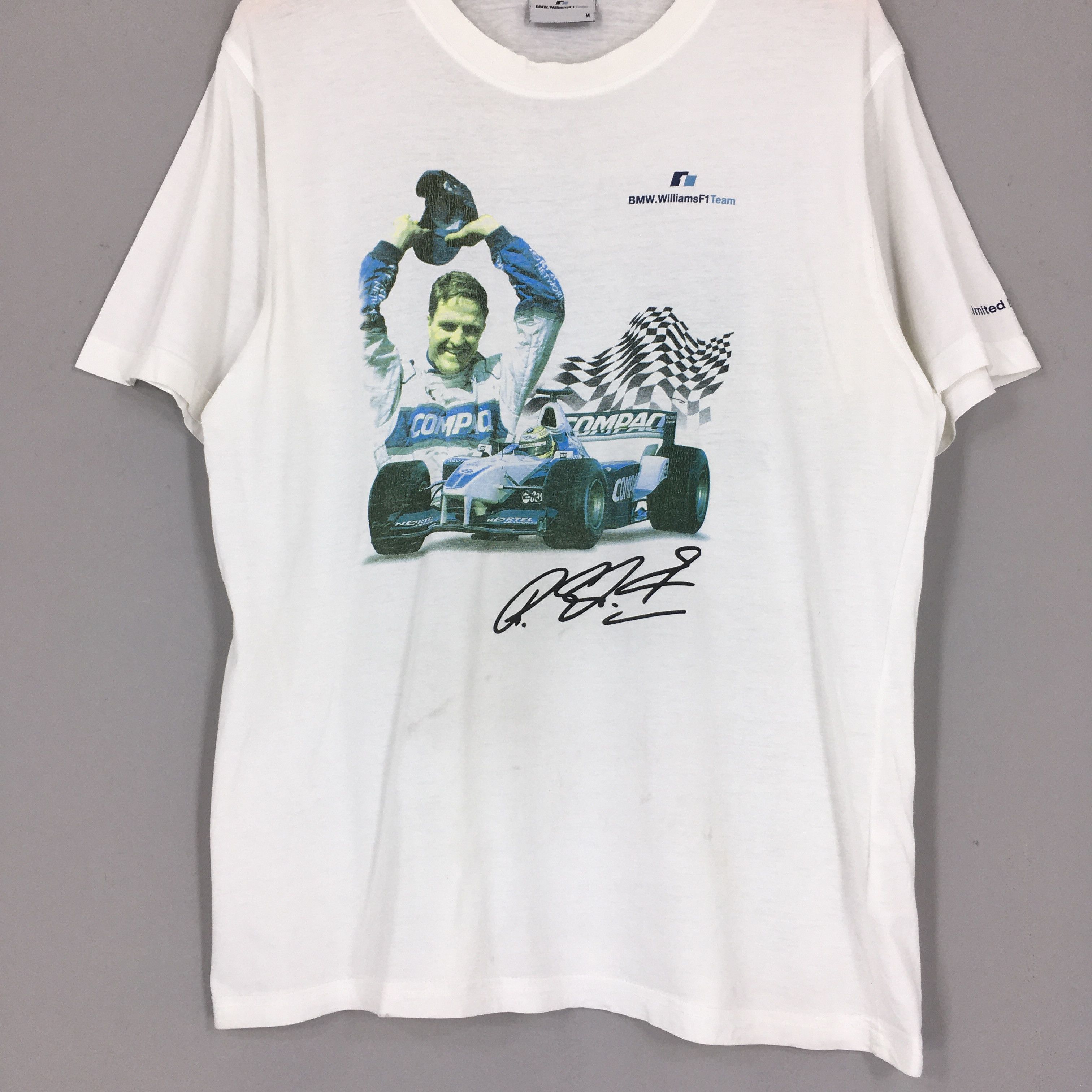 BMW × Formula 1 × Vintage Vintage Distressed BMW Williams F1 Team White T Shirt Medium Size US M / EU 48-50 / 2 - 3 Thumbnail