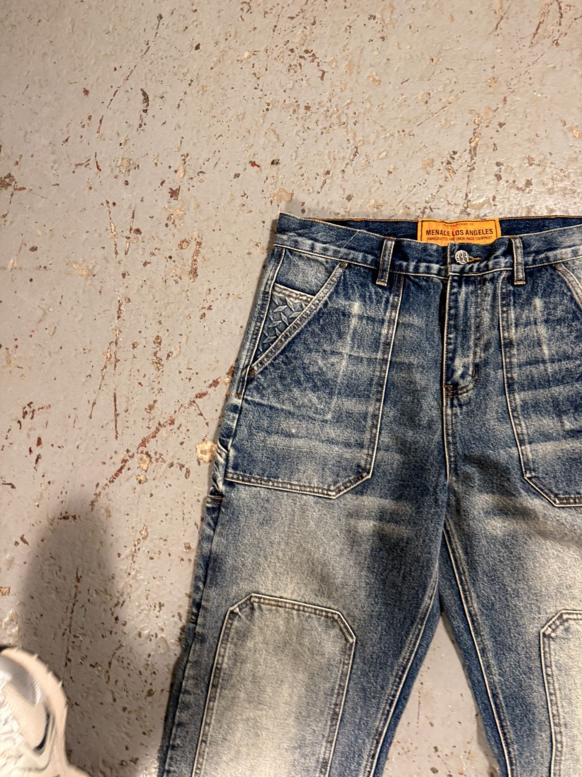 Menace Insane Menace Los Angeles Brick Lay Denim Carpenter Pants Size US 32 / EU 48 - 8 Thumbnail