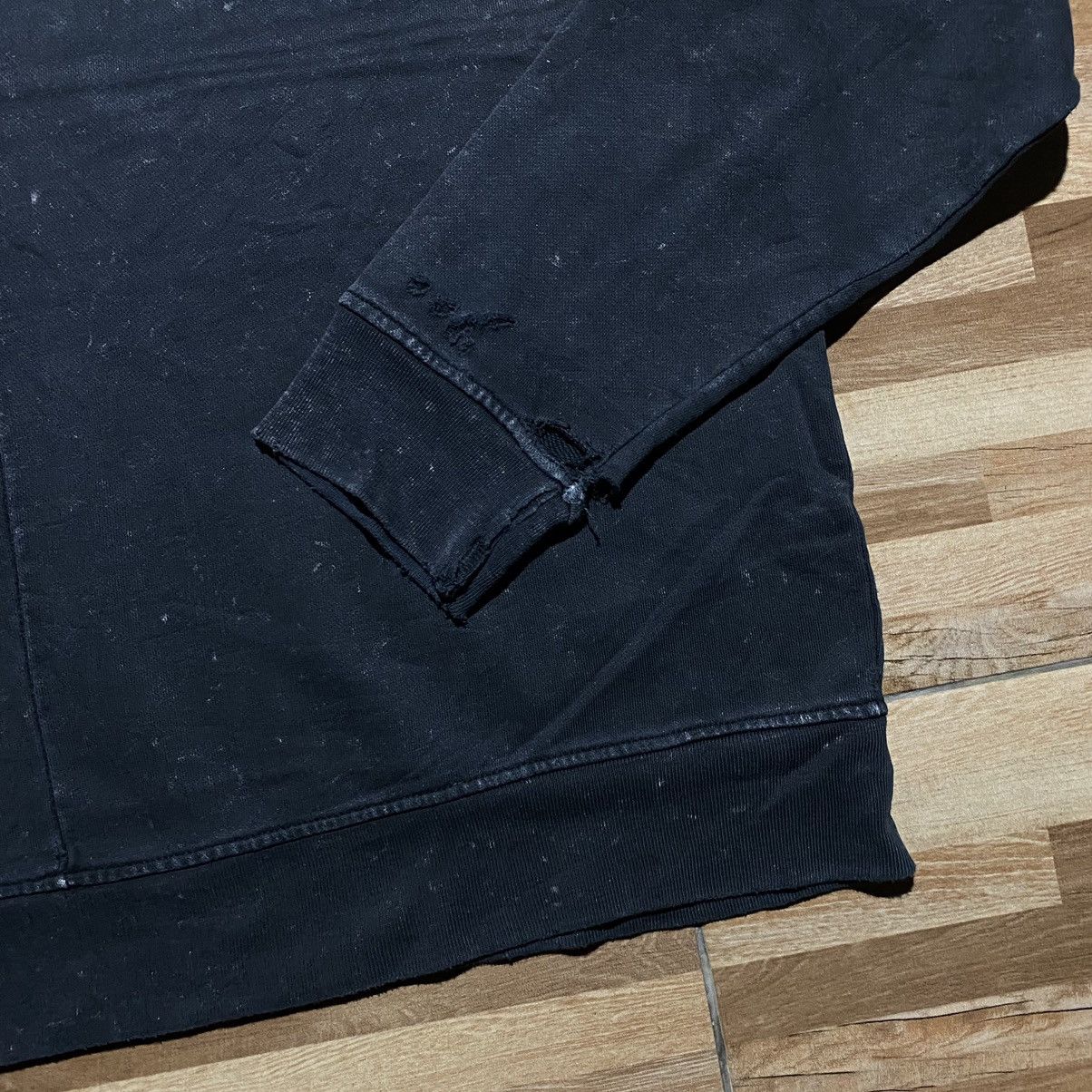 Allsaints Allsaint Reid Crewneck Black Acid Wash Holes Size US L / EU 52-54 / 3 - 5 Thumbnail