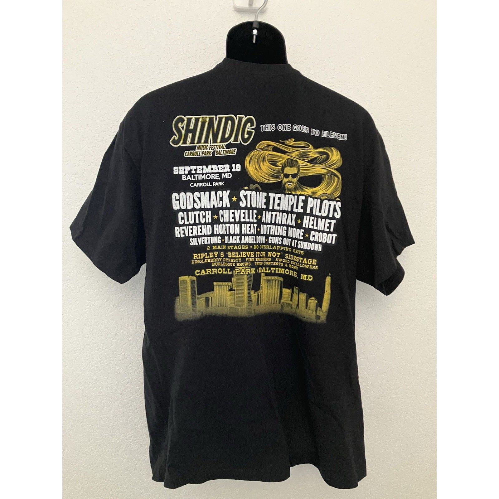 Delta The Shindig 2015 Godsmack Stone Temple Pilots Rock Band Conc Size US XL / EU 56 / 4 - 2 Thumbnail
