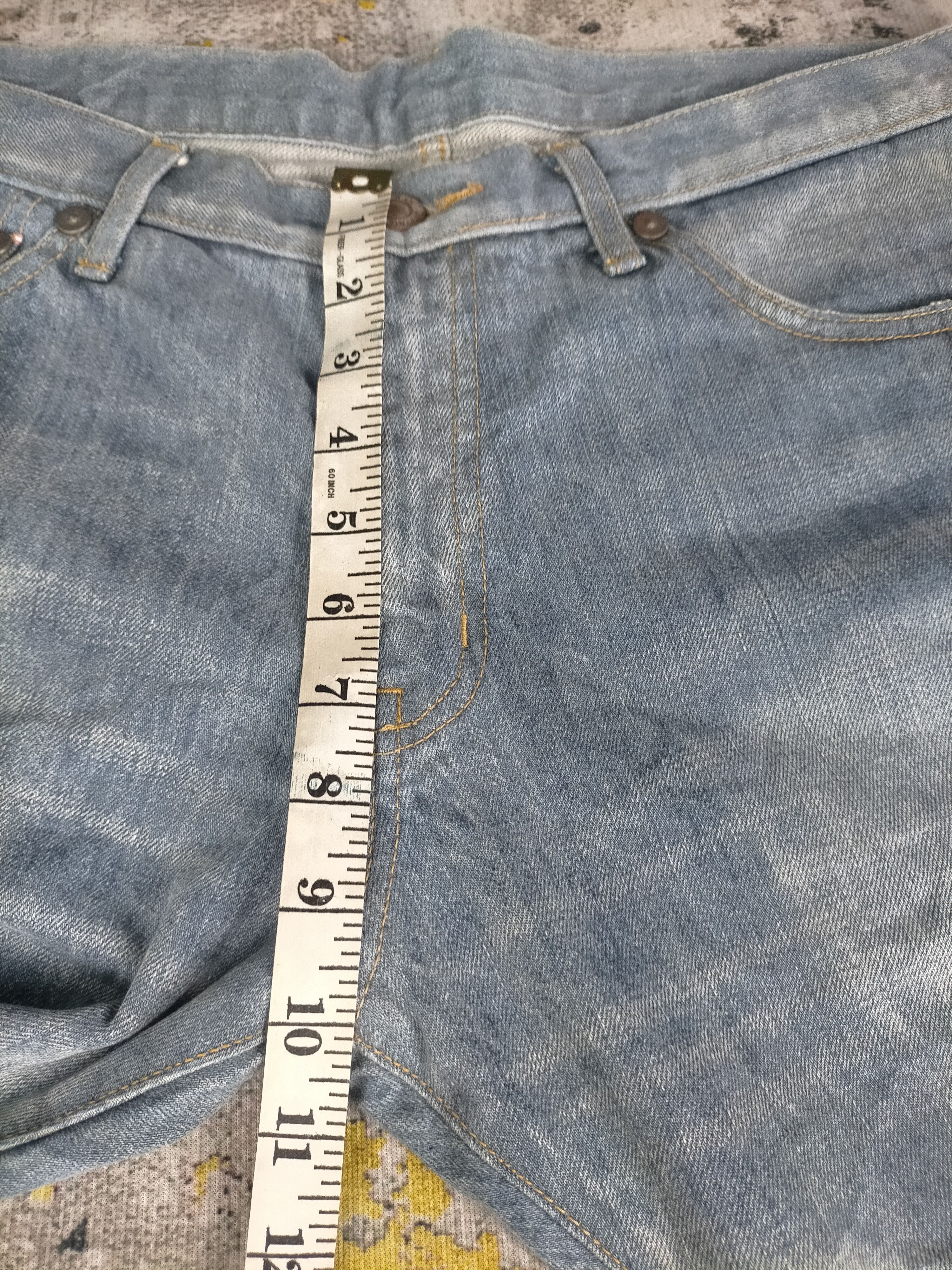 Takeo Kikuchi 🔥 Designer Takeo kikuchi Distressed Selvedge Jeans Size US 35 - 10 Thumbnail